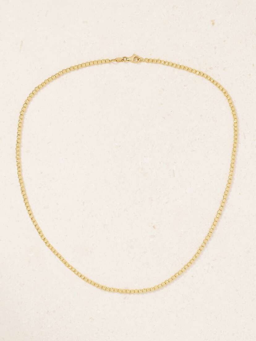 Carolina Bucci Discoball 18-karat Gold Necklace