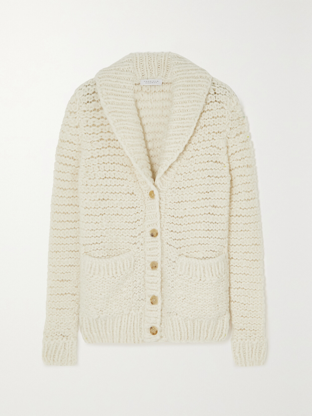 Gabriela Hearst - Moses Open-knit Cashmere Cardigan - Ivory