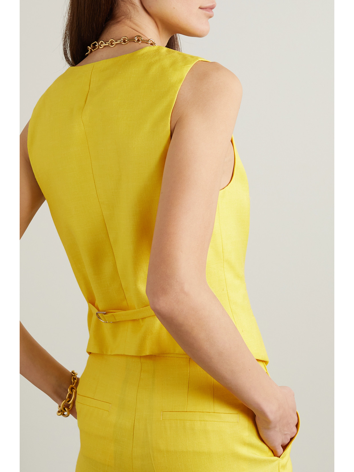Coleridge Wool, Silk And Linen-Blend Vest