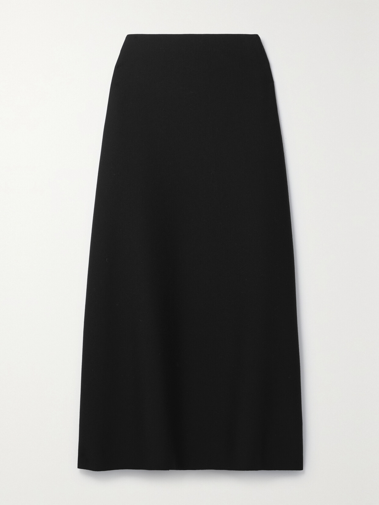 Gabriela Hearst Freddie Wool Blend Knit Midi Skirt In Black