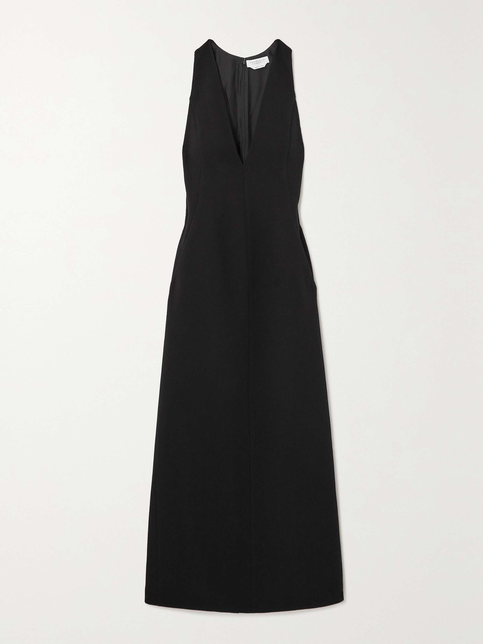 GABRIELA HEARST Wool-crepe midi dress | NET-A-PORTER