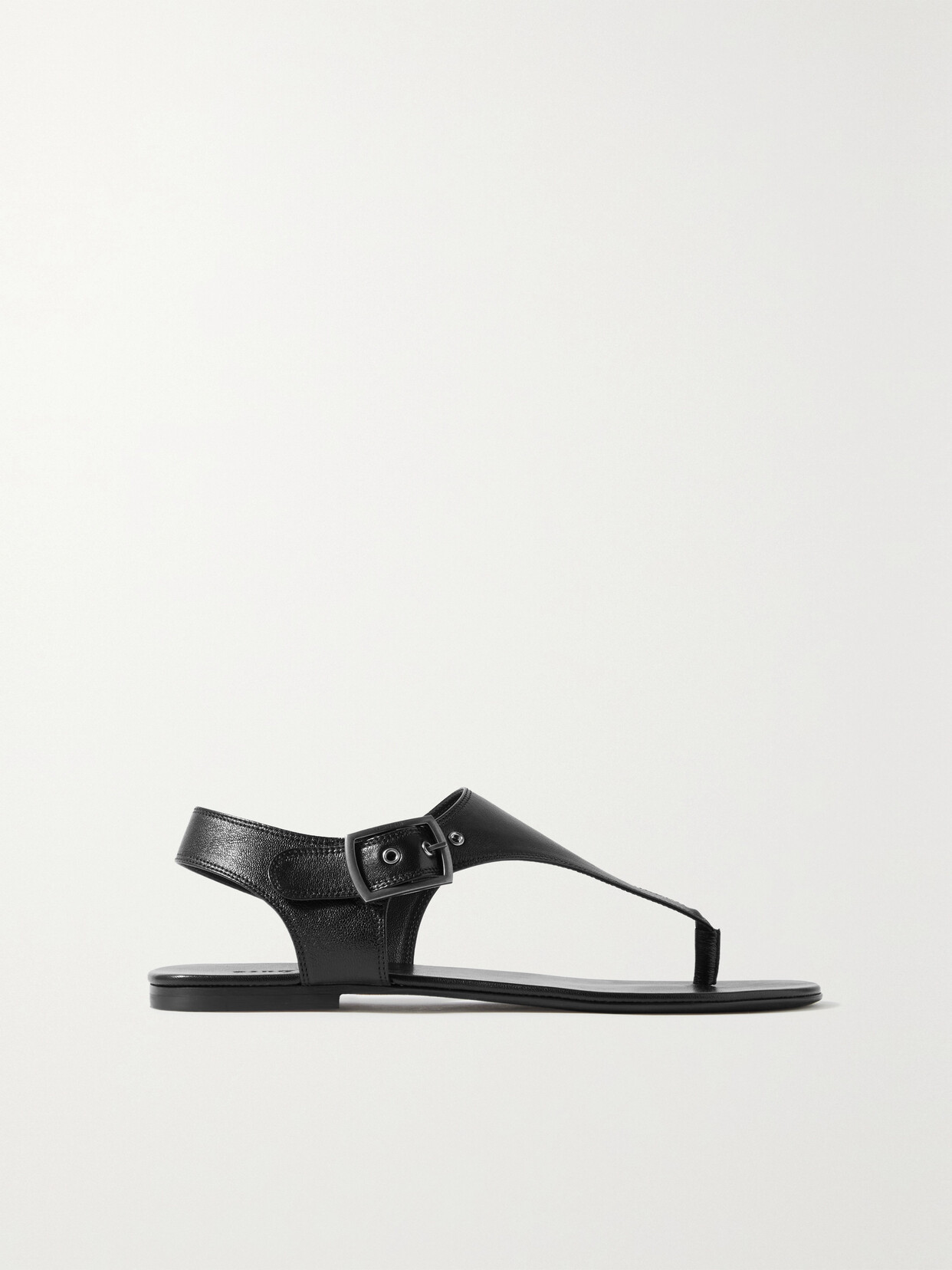 SAINT LAURENT - Caleb Leather Sandals - Black