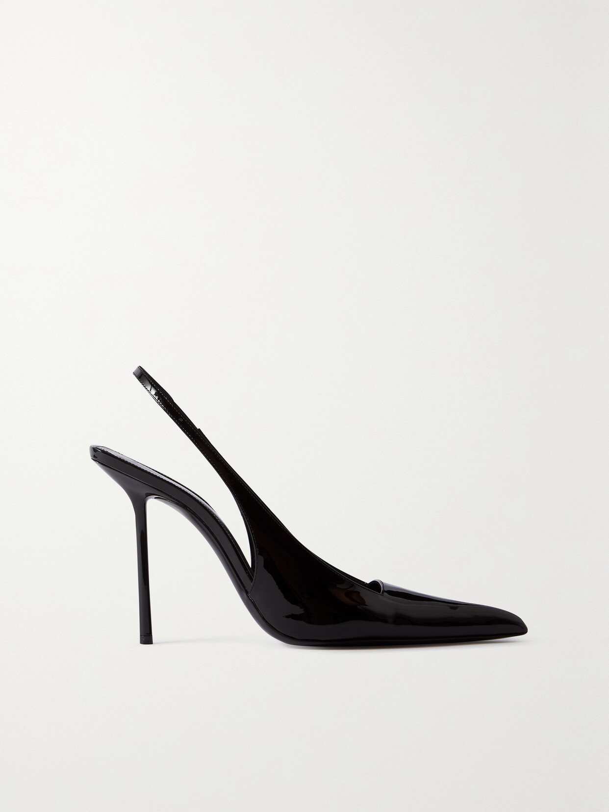 Saint Laurent Kiss Slingback-pumps 115mm In Black | ModeSens