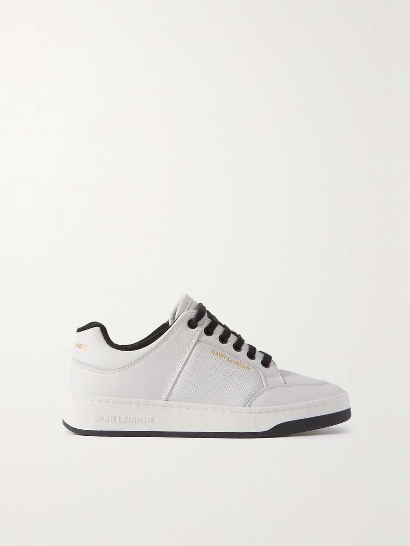 Saint Laurent Sl61 Logo-print Leather Sneakers
