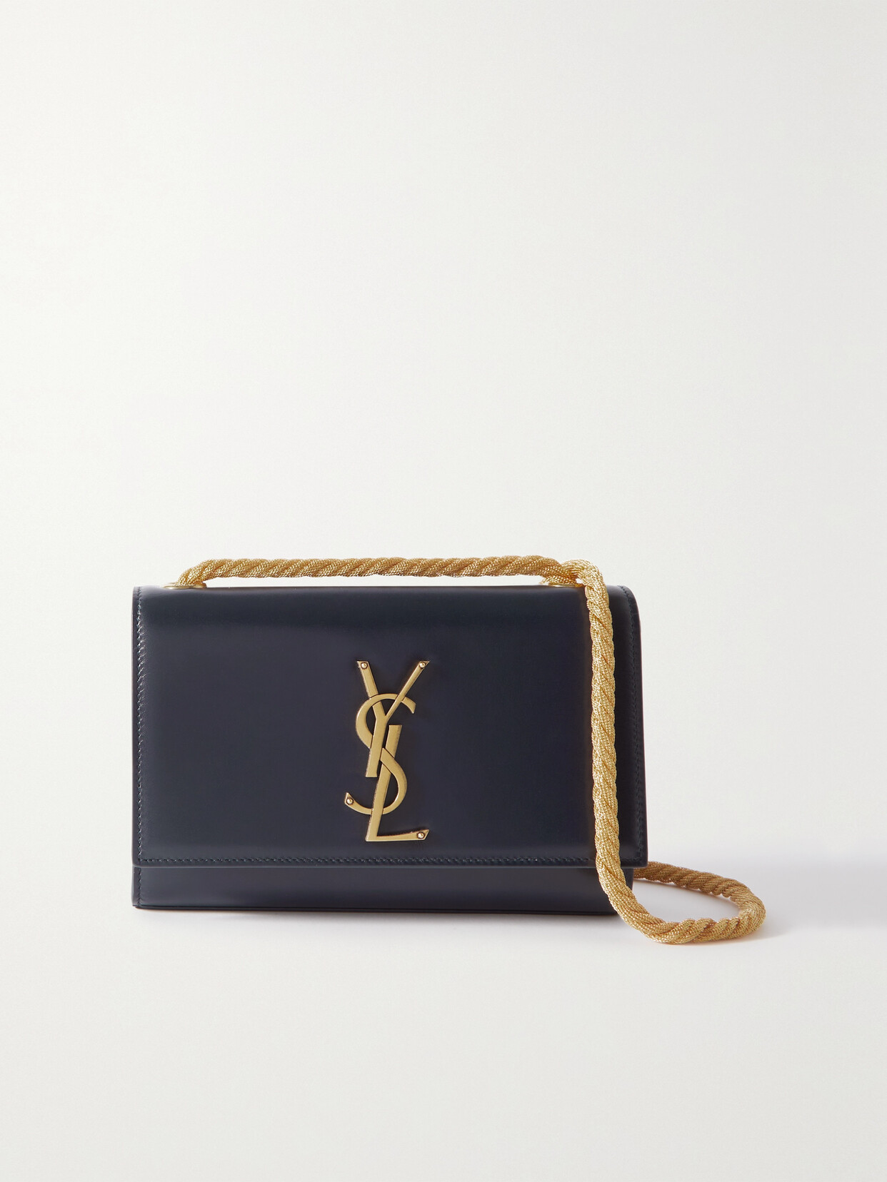 SAINT LAURENT - Kate Small Embellished Leather Shoulder Bag - Blue