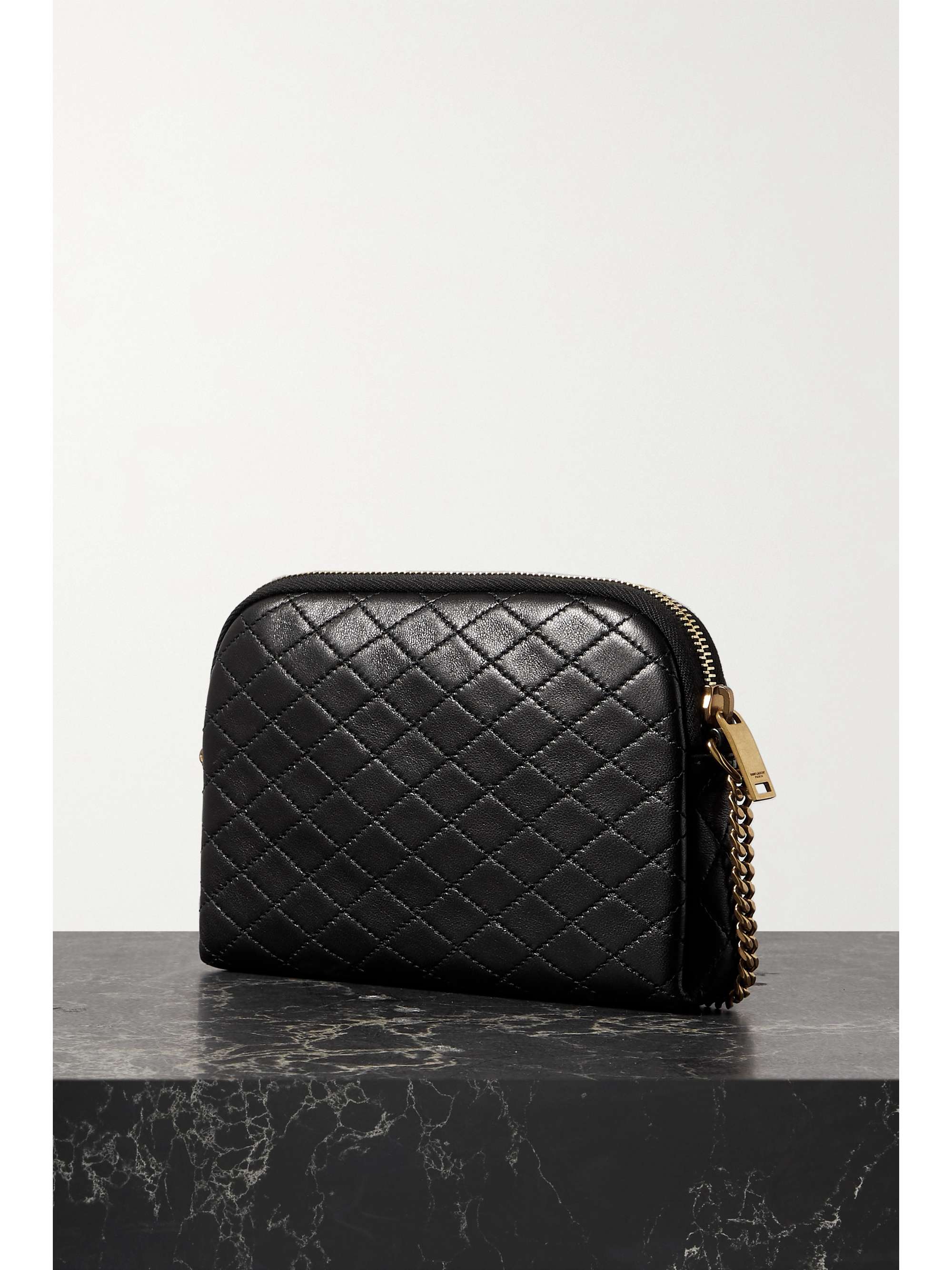 SAINT LAURENT Gaby quilted leather shoulder bag