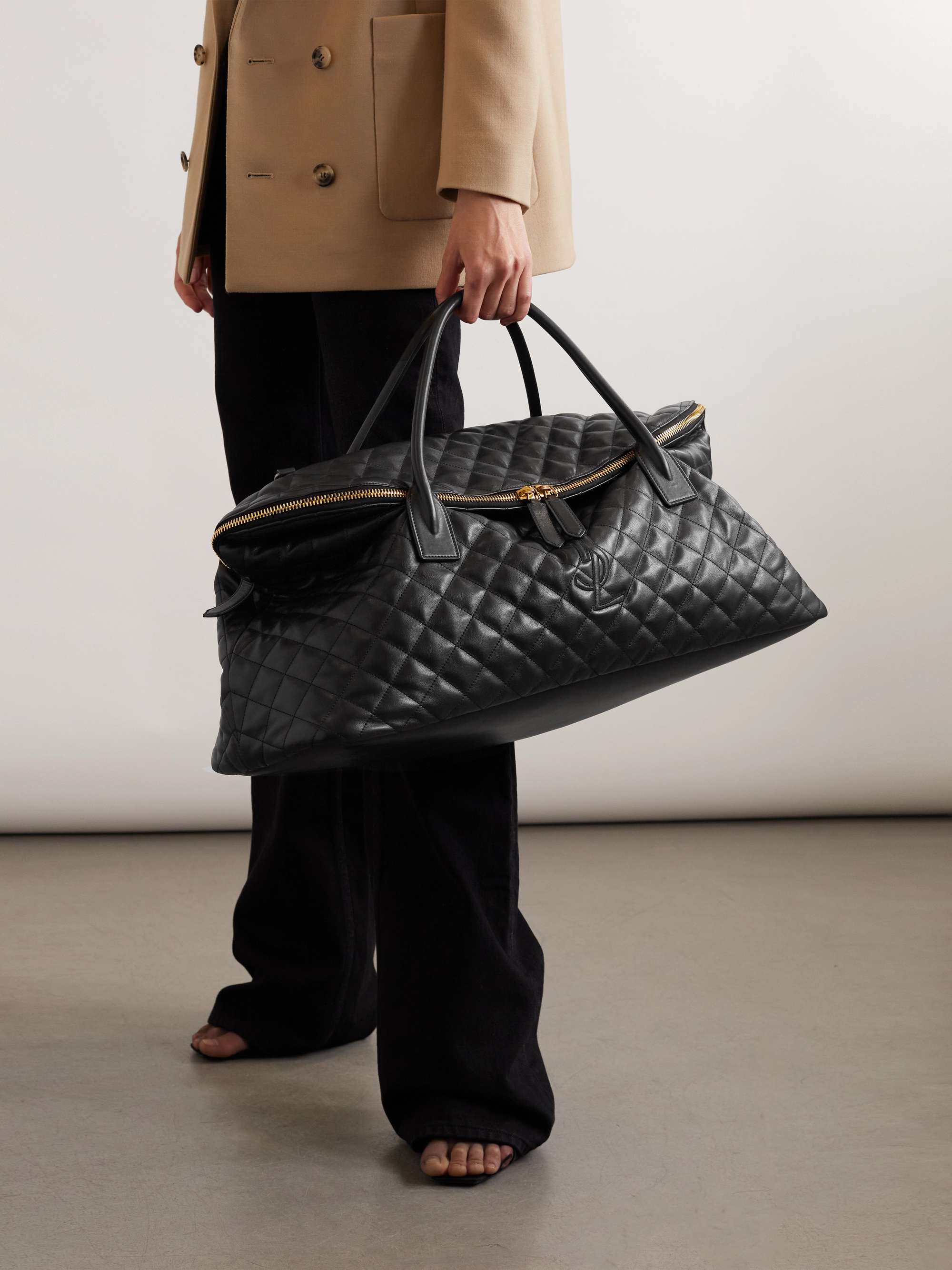 ES GIANT TRAVEL BAG IN QUILTED LEATHER, Saint Laurent