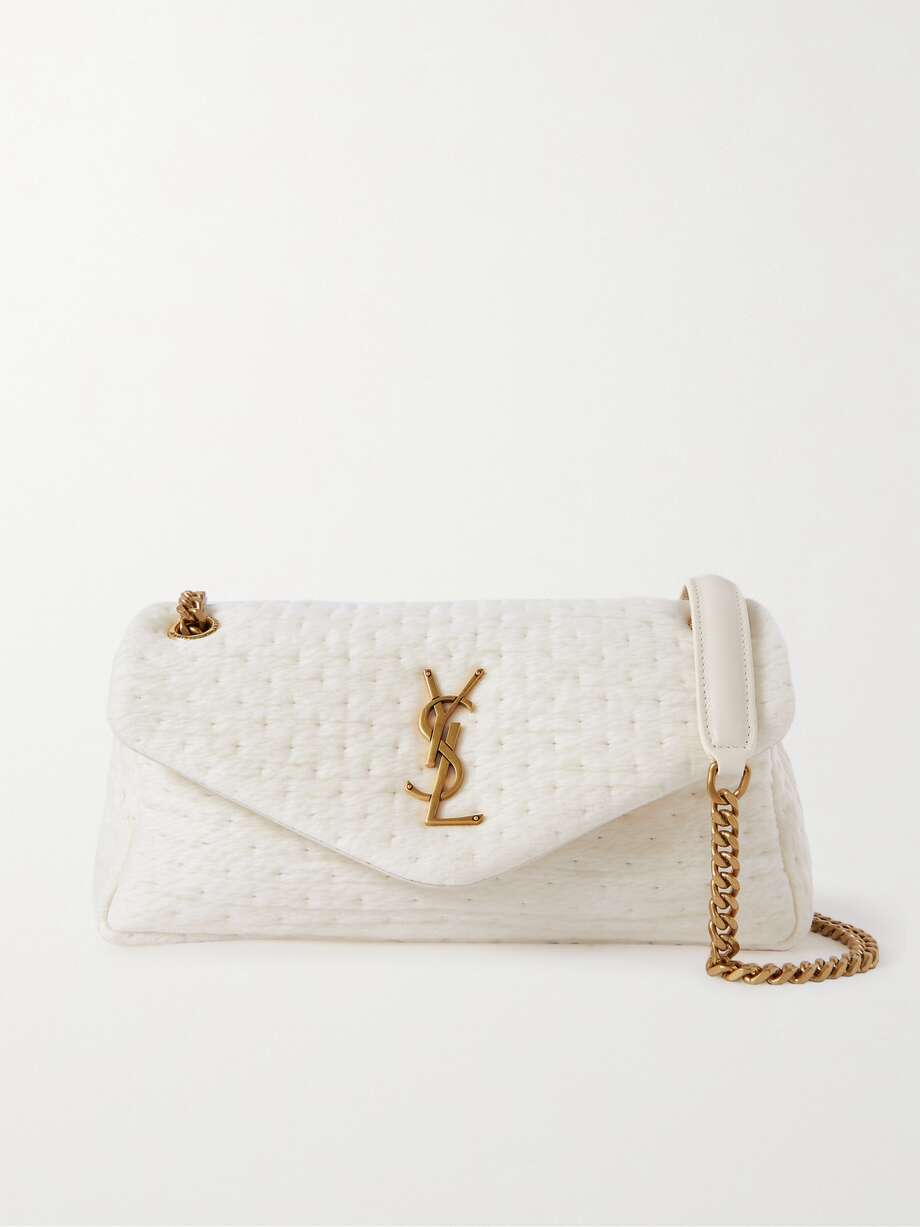 net-a-porter.com | Calypso leather-trimmed organza shoulder bag