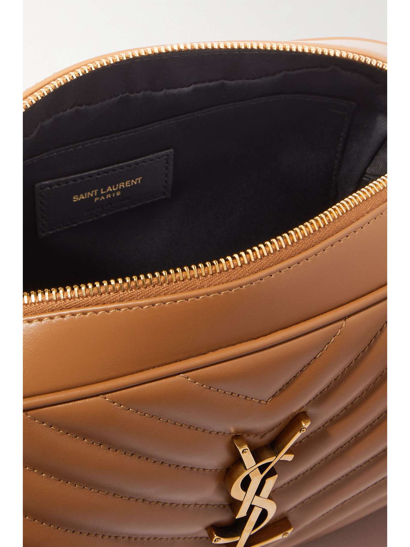 SAINT LAURENT Lou medium quilted leather shoulder bag NETAPORTER