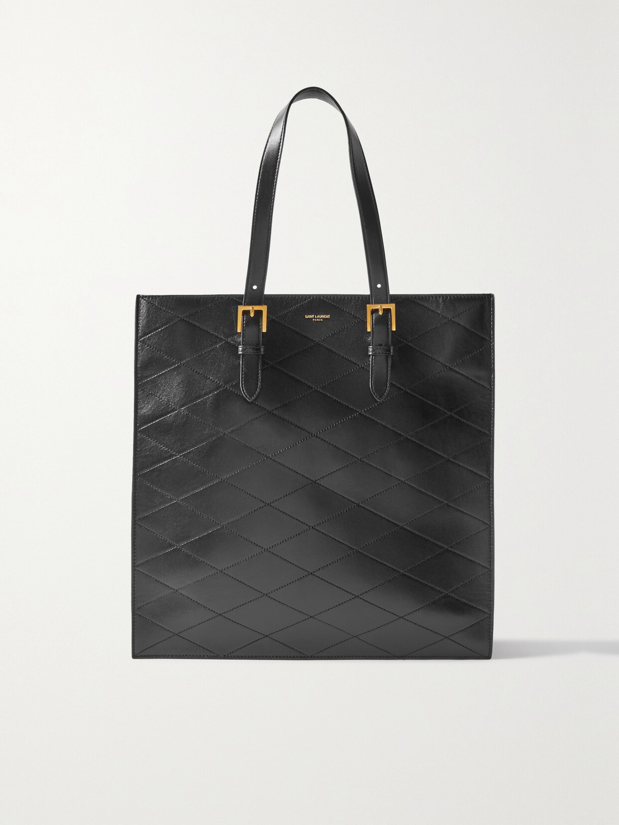 SAINT LAURENT - Talia Quilted Leather Tote - Black