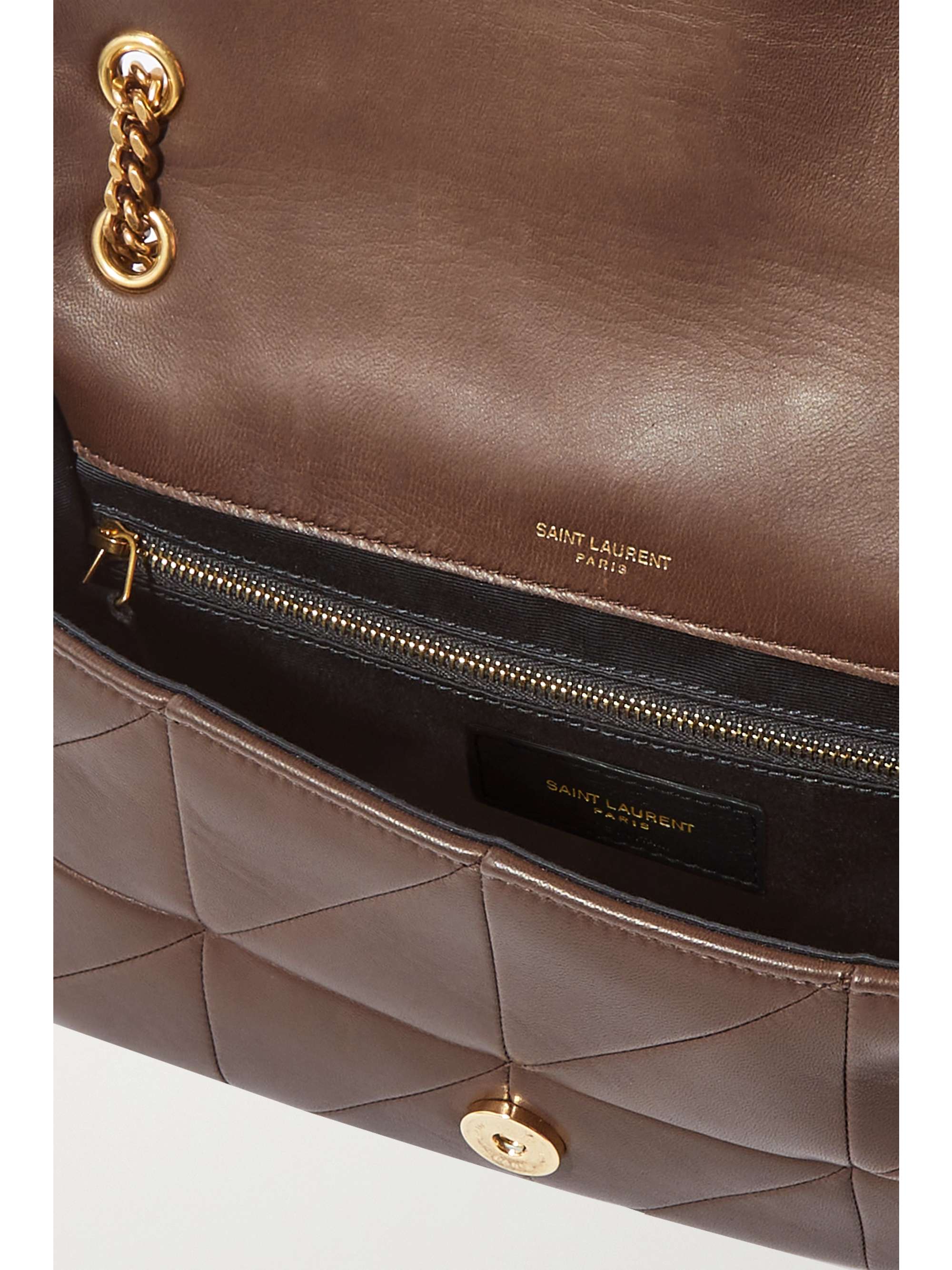 SAINT LAURENT Jamie medium quilted leather shoulder bag NETAPORTER