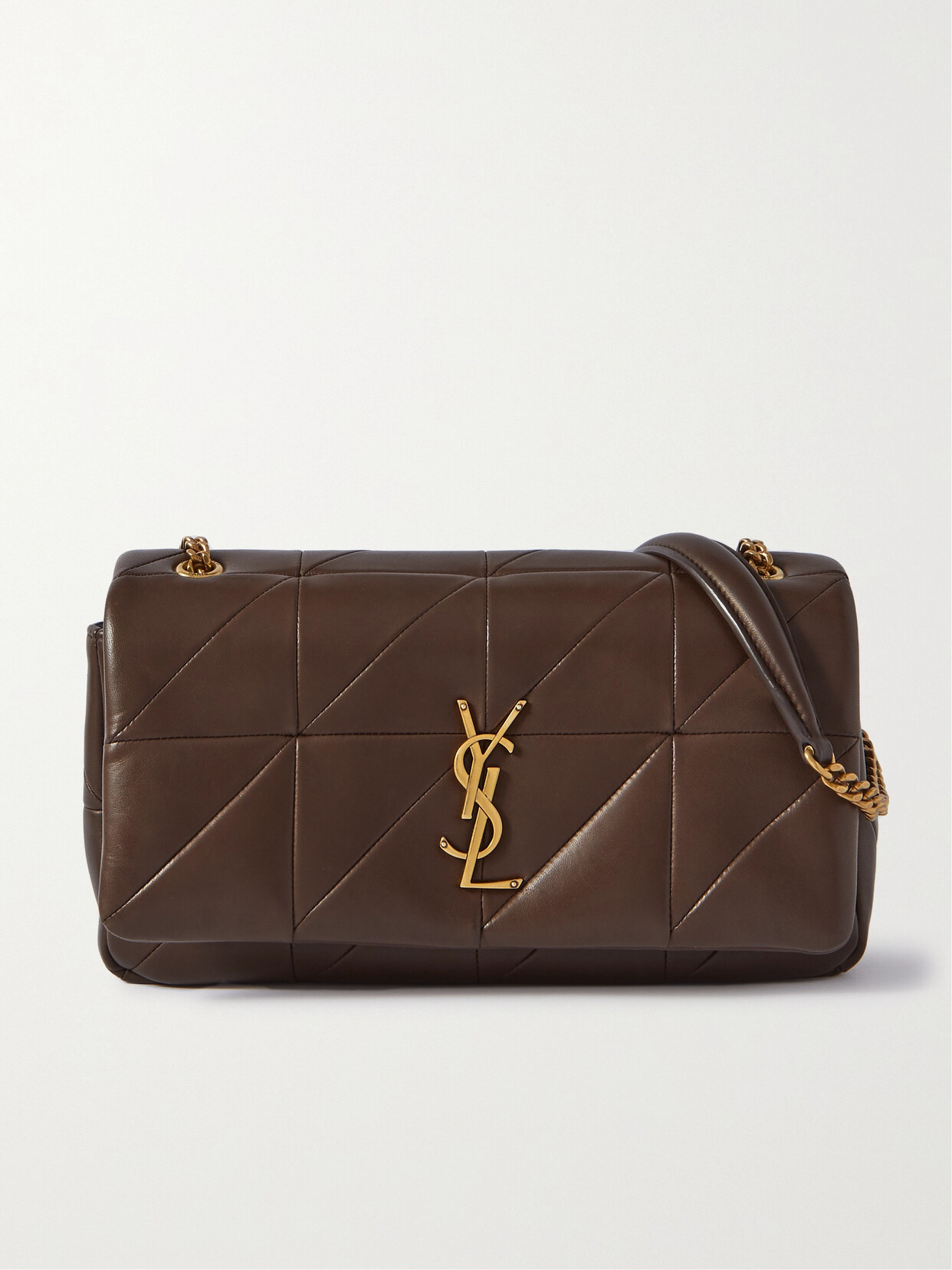 SAINT LAURENT - Jamie Medium Quilted Leather Shoulder Bag - Brown