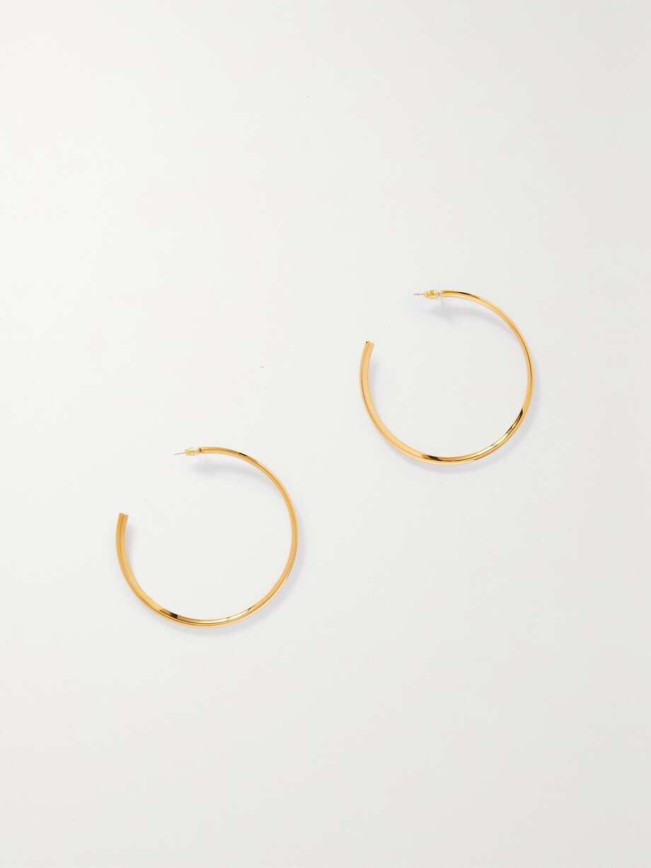 net-a-porter.com | Gold-tone hoop earrings
