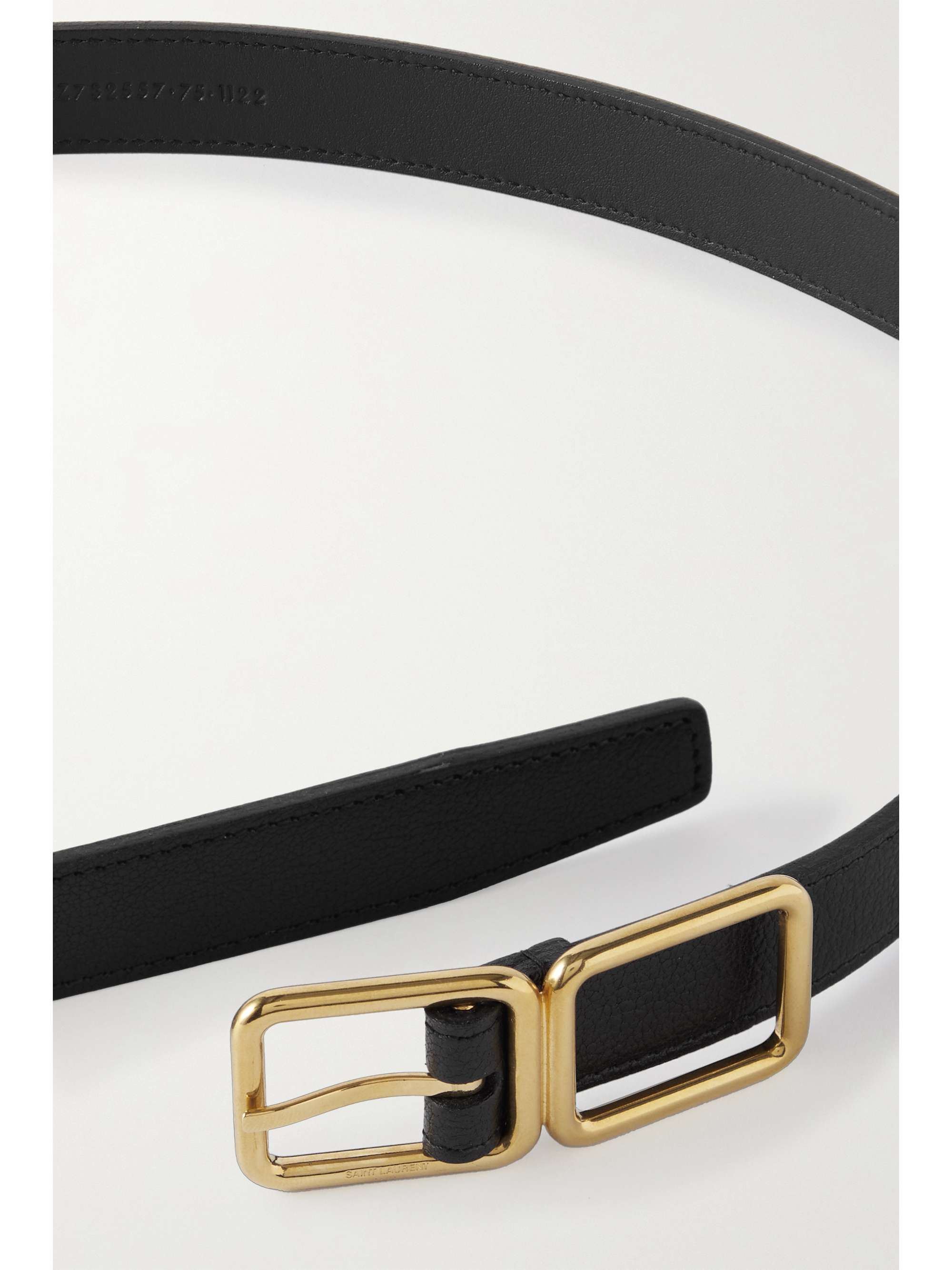SAINT LAURENT Leather waist belt NETAPORTER