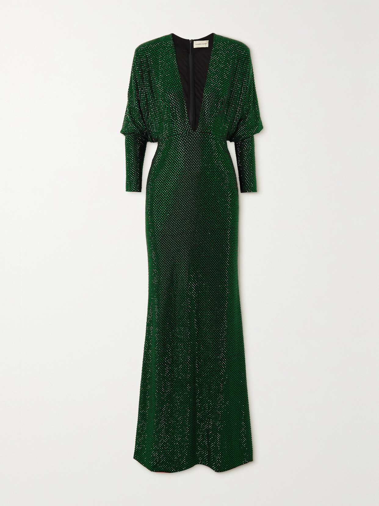 Alexandre Vauthier - Crystal-embellished Stretch-jersey Maxi Dress - Green