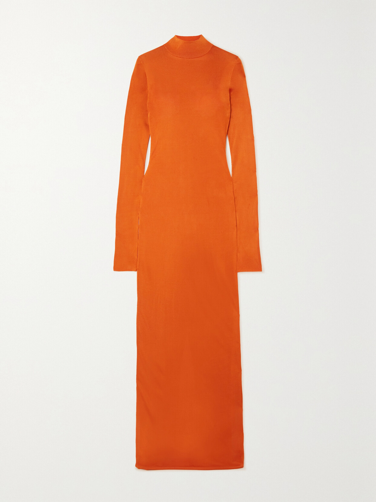 SAINT LAURENT Stretch-jersey Maxi Dress - Orange