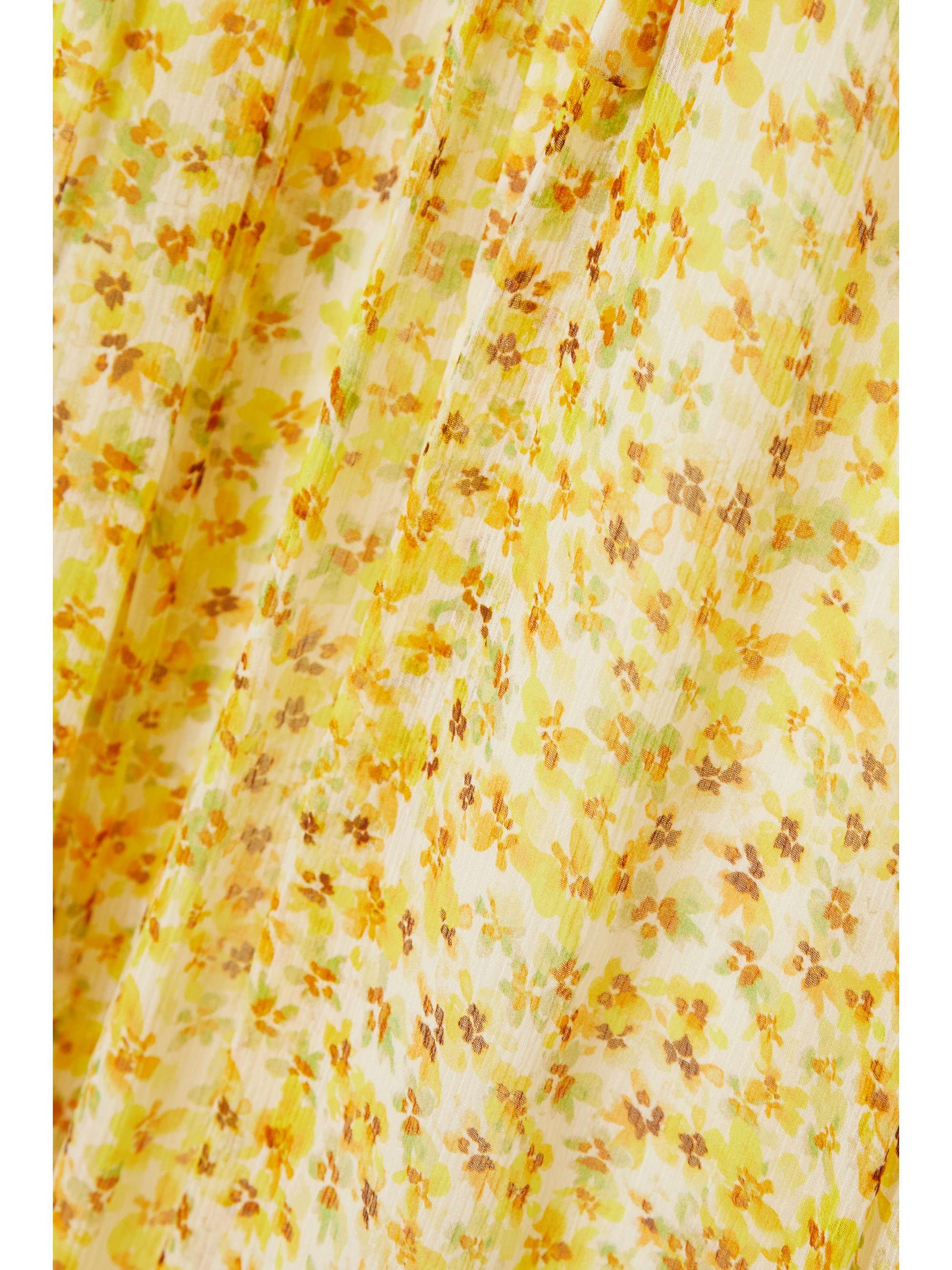 JASON WU Belted ruffled floral-print silk-chiffon halterneck midi dress