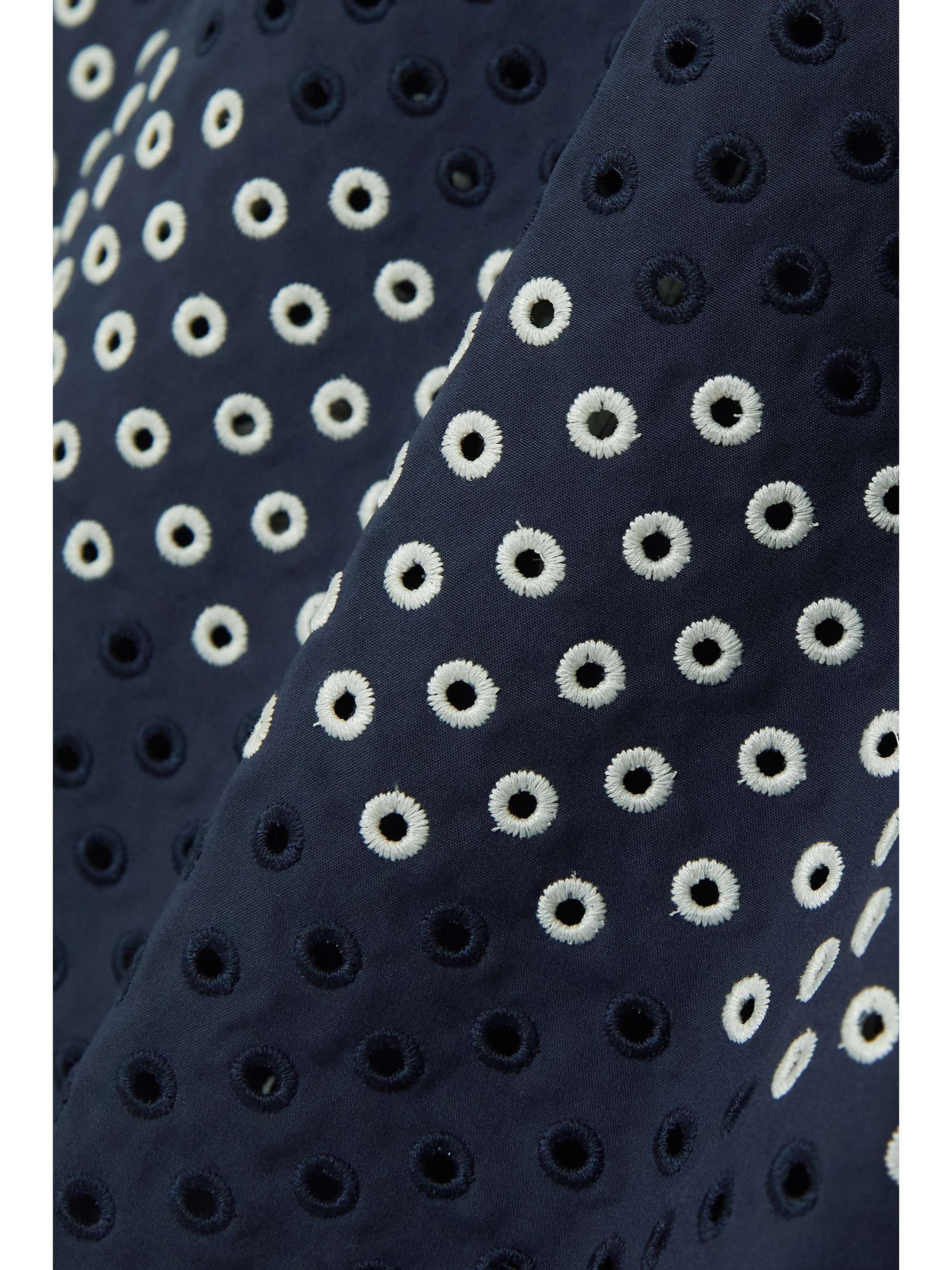 JASON WU Scalloped broderie anglaise cotton-blend midi dress