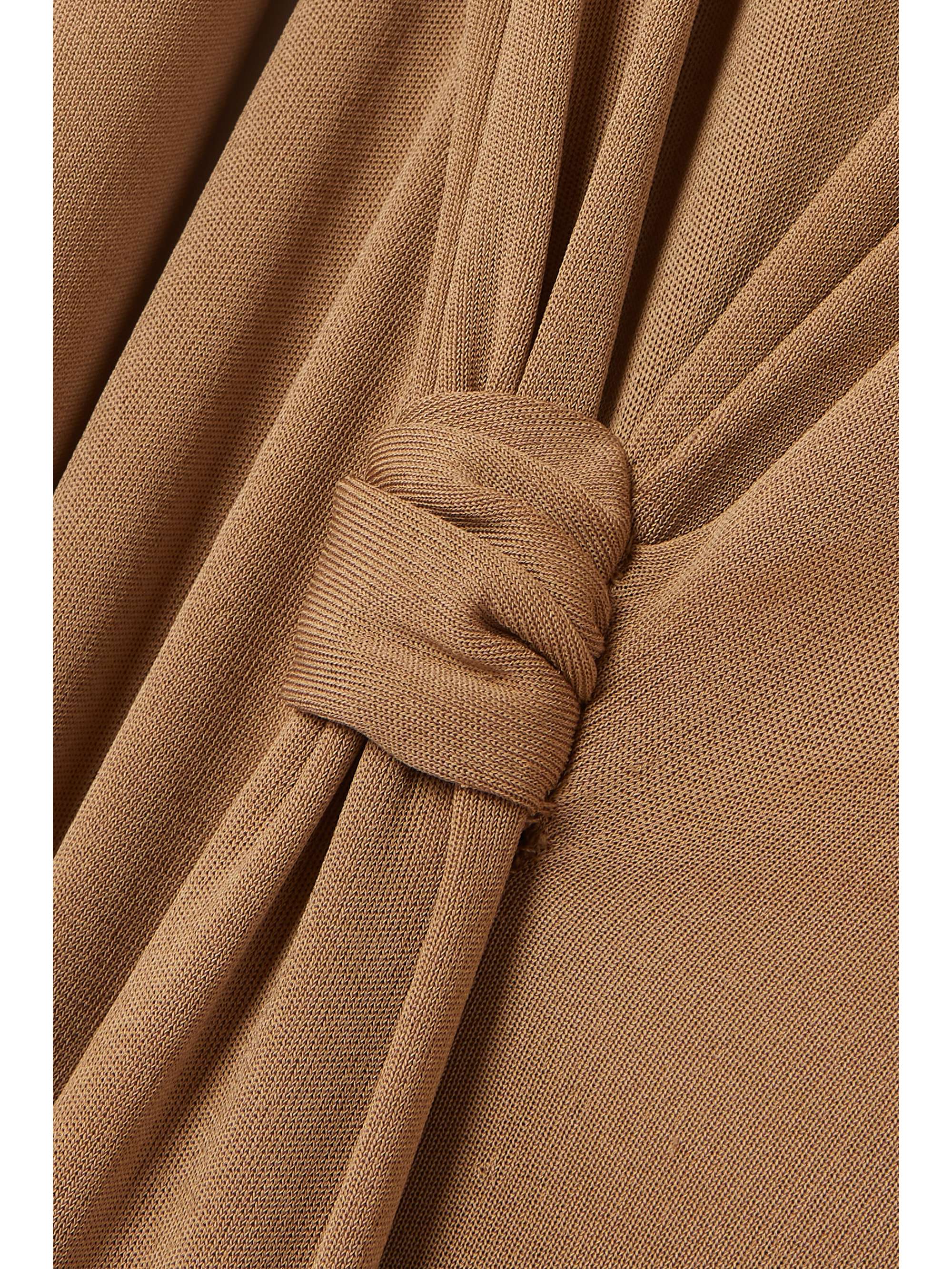SAINT LAURENT Knotted jersey gown