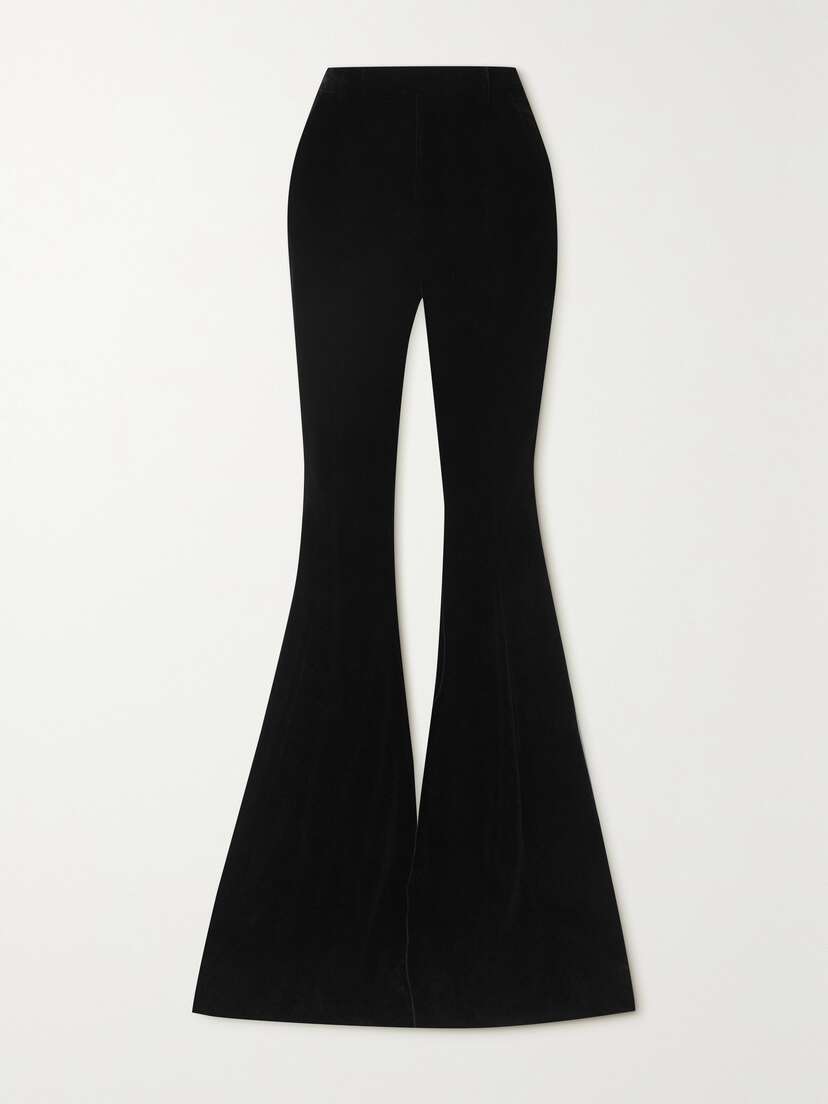 SAINT LAURENT Flared Velvet Pants