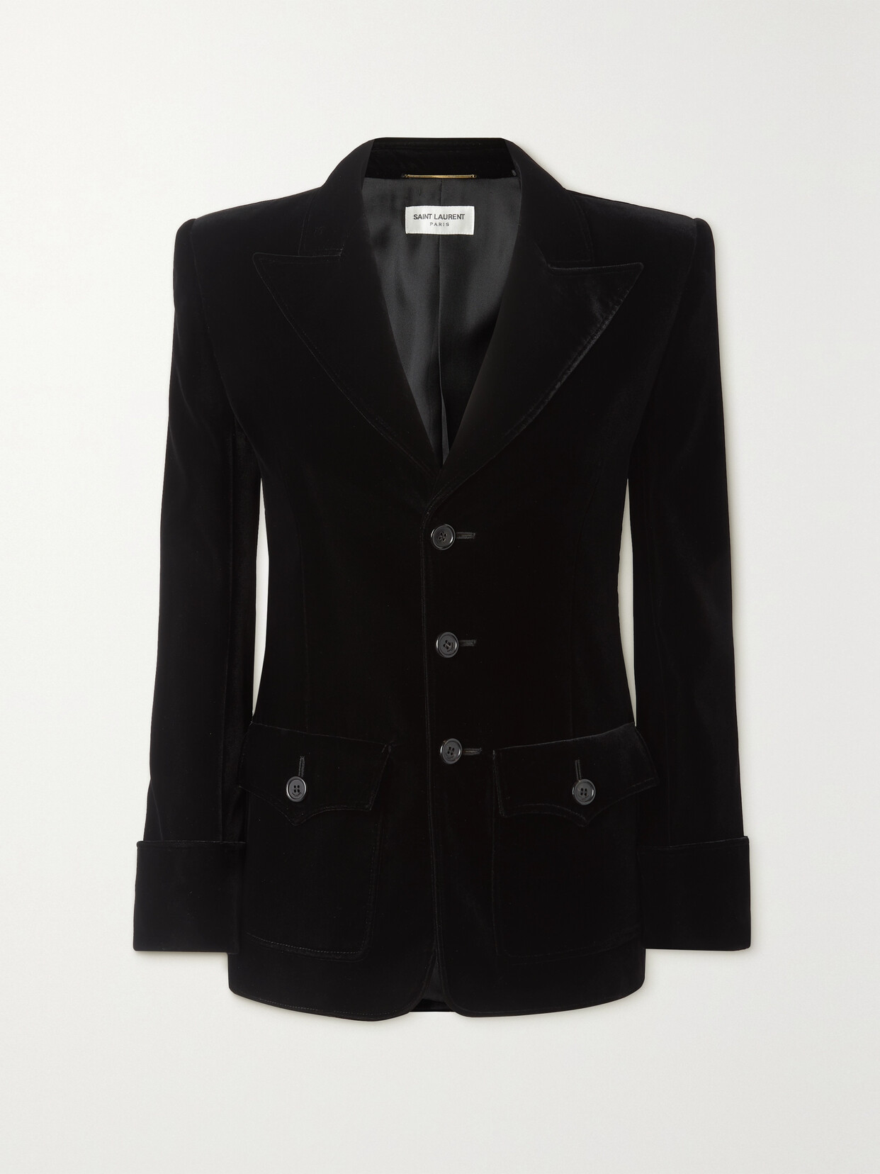 定休日以外毎日出荷中] SAINT LAURENT PARIS イヴ サンローラン Black