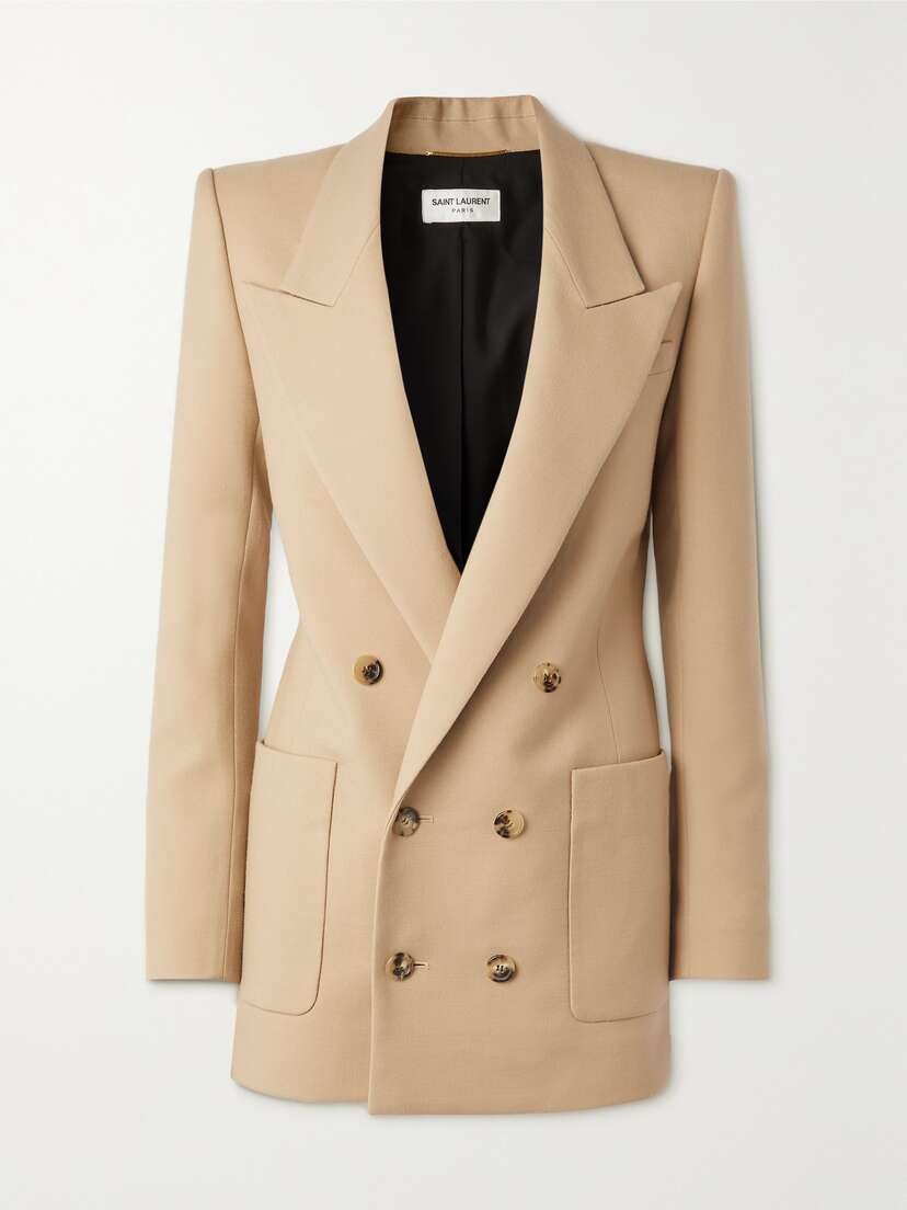 Saint Laurent Double-breasted Wool Blazer