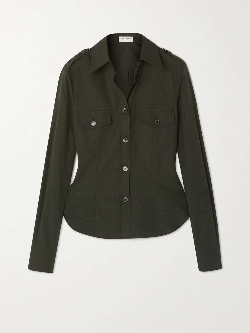 SAINT LAURENT Cotton-poplin Shirt
