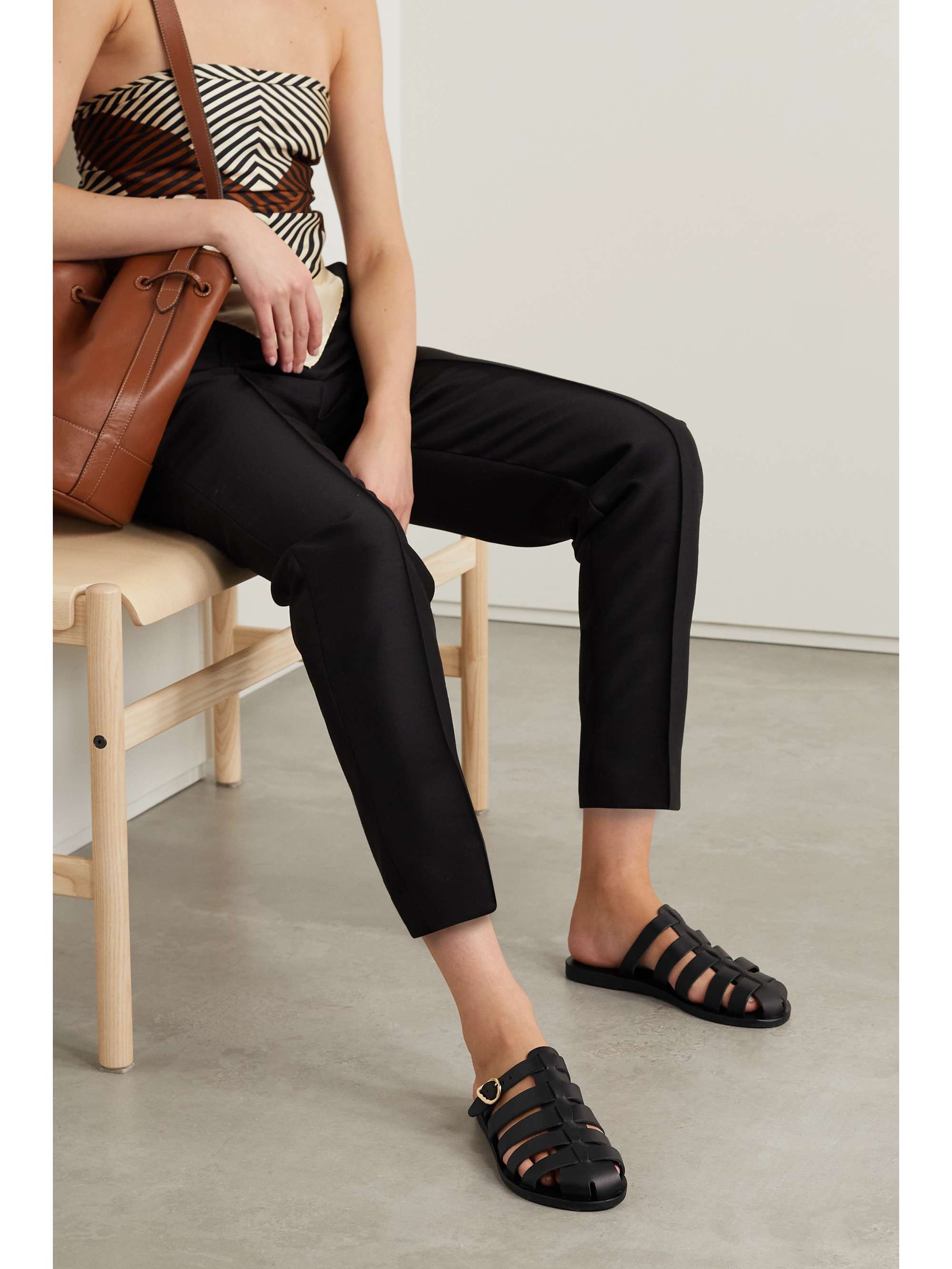 ANCIENT GREEK SANDALS Cosmia leather sandals