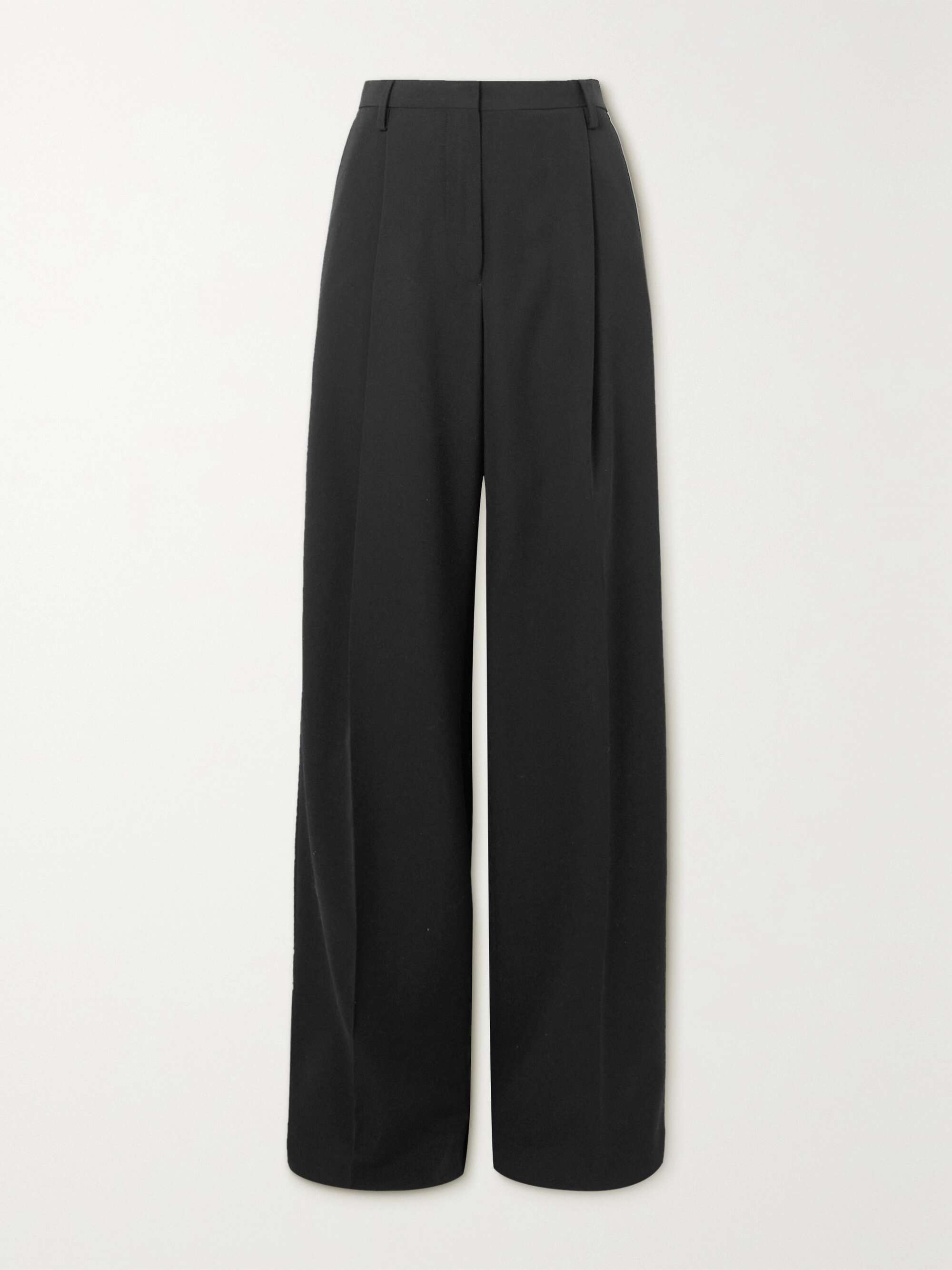 DRIES VAN NOTEN Pleated crepe pants | NET-A-PORTER