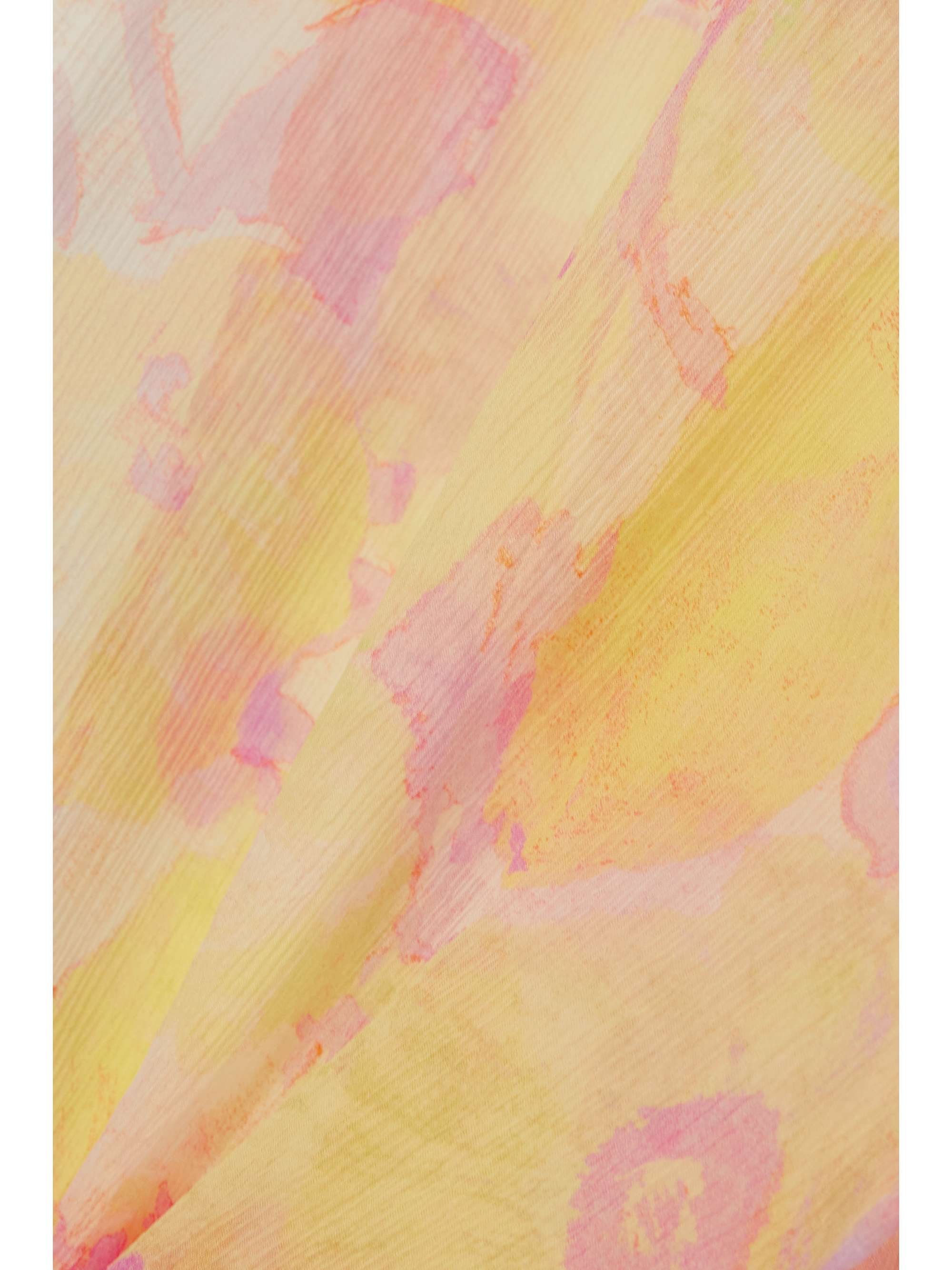 DRIES VAN NOTEN Floral-print silk-crepon top