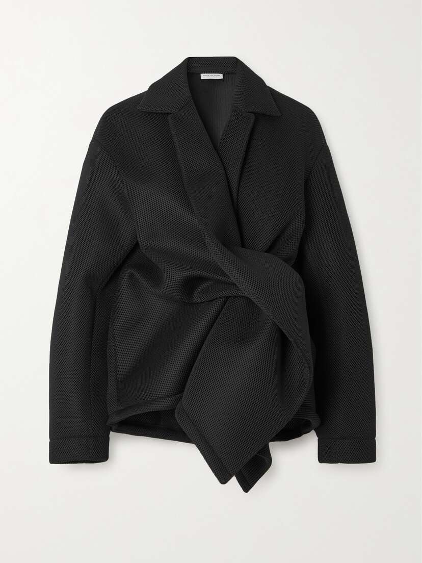 Dries Van Noten Draped Mesh Shirt