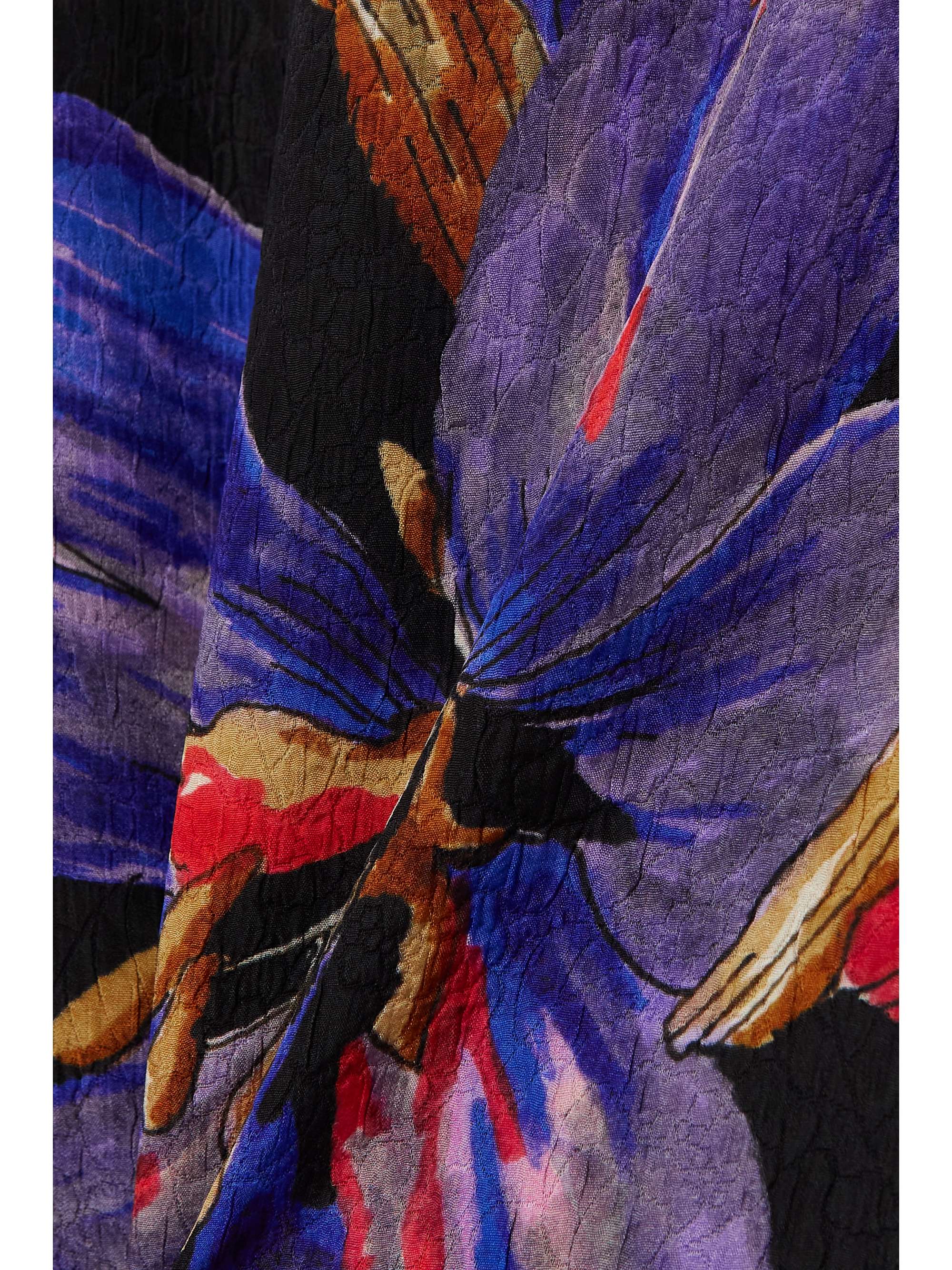 DRIES VAN NOTEN Floral-print crepe maxi dress