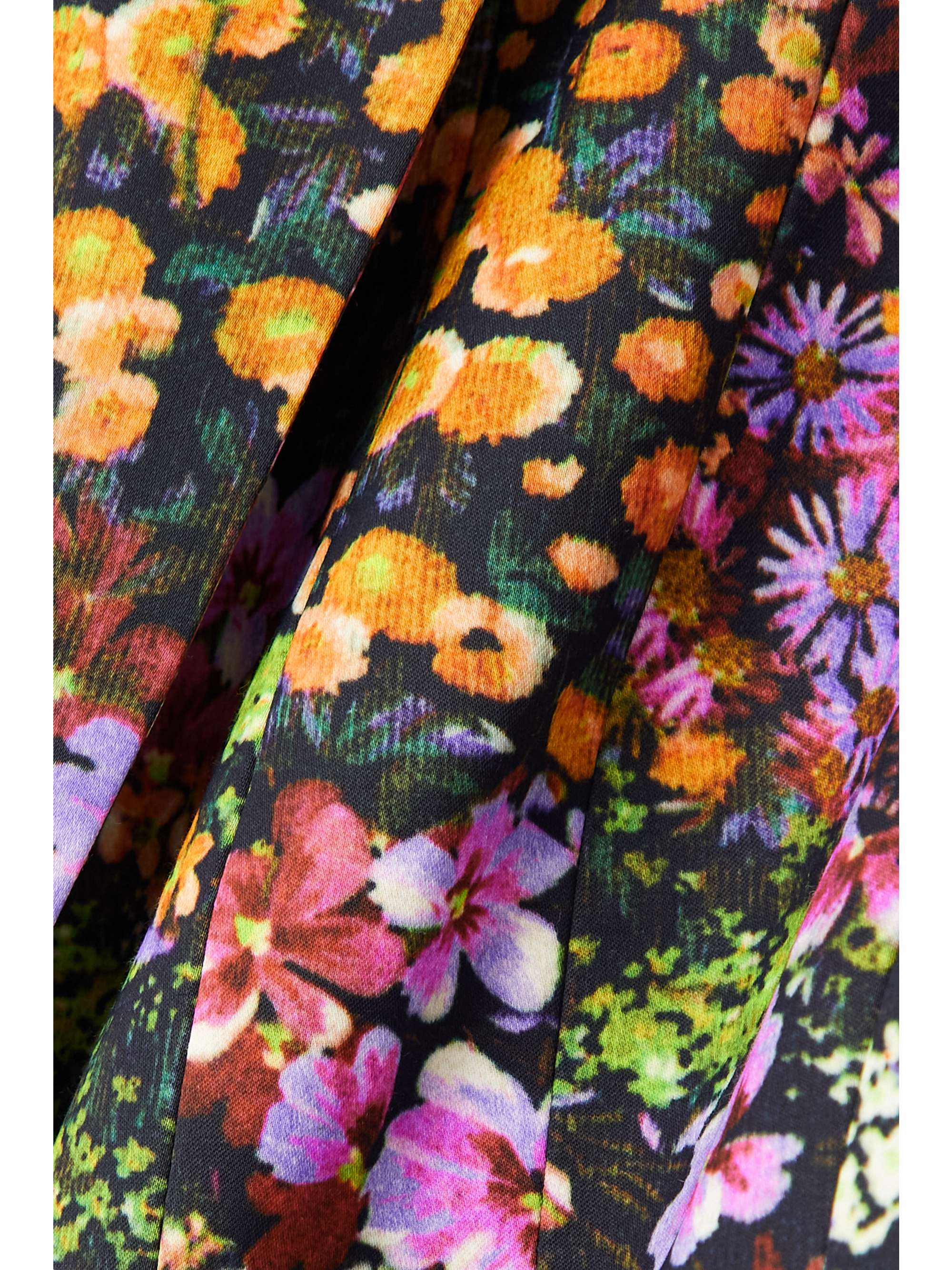 DRIES VAN NOTEN Floral-print sateen peplum vest