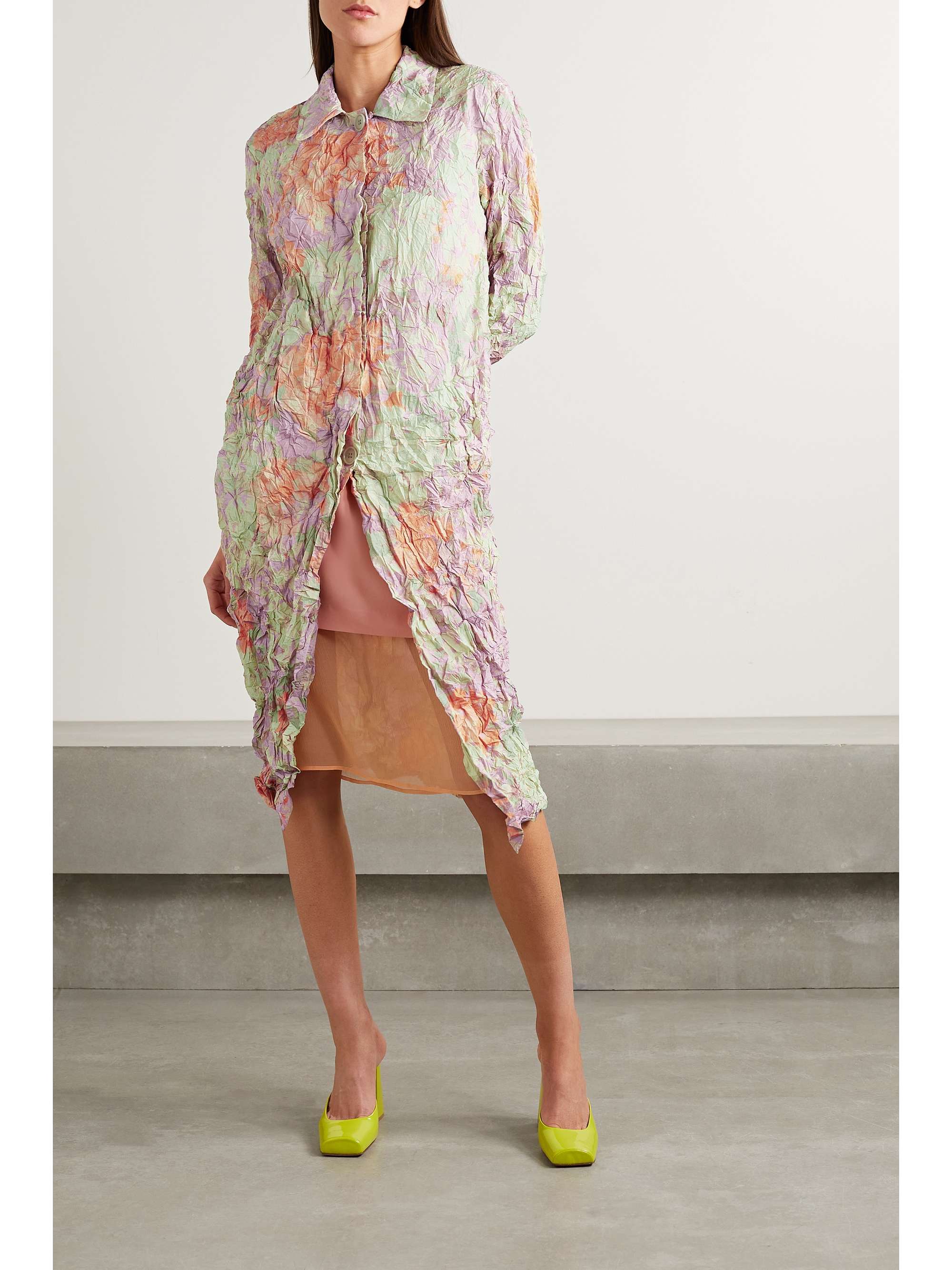 DRIES VAN NOTEN Printed cloqué jacket
