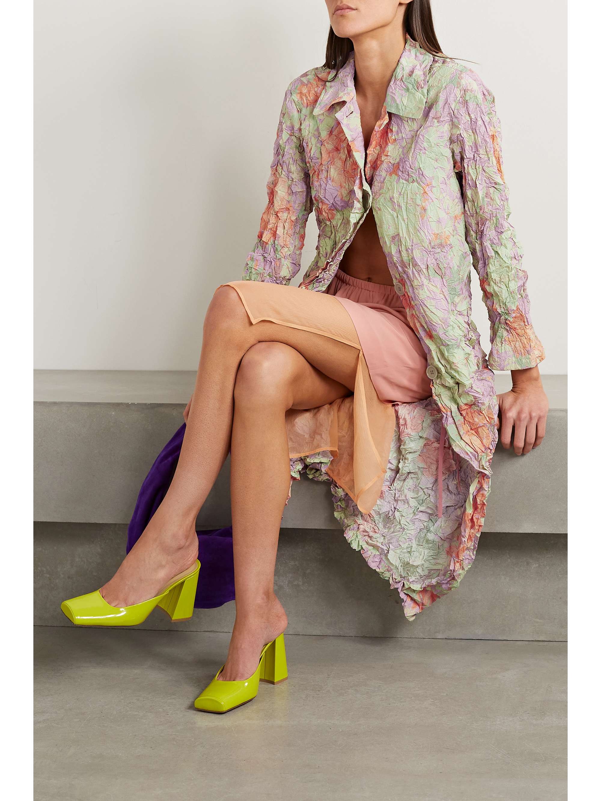 DRIES VAN NOTEN Printed cloqué jacket