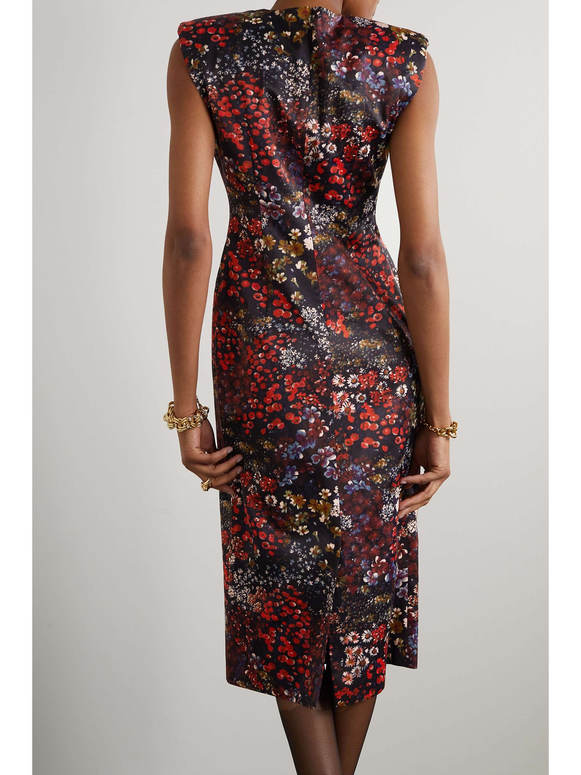 DRIES VAN NOTEN Floral-print woven dress