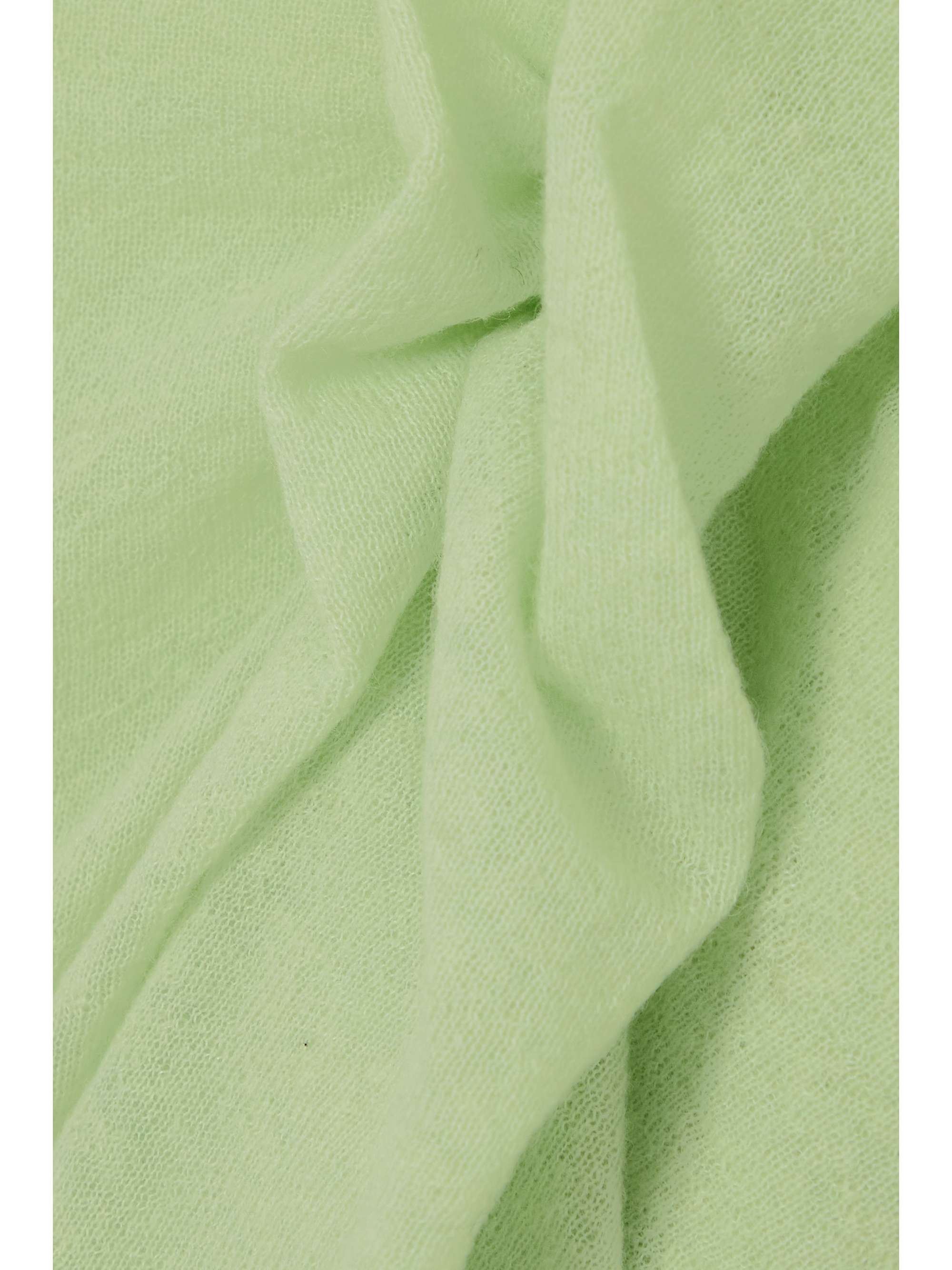 Twist-front knitted top