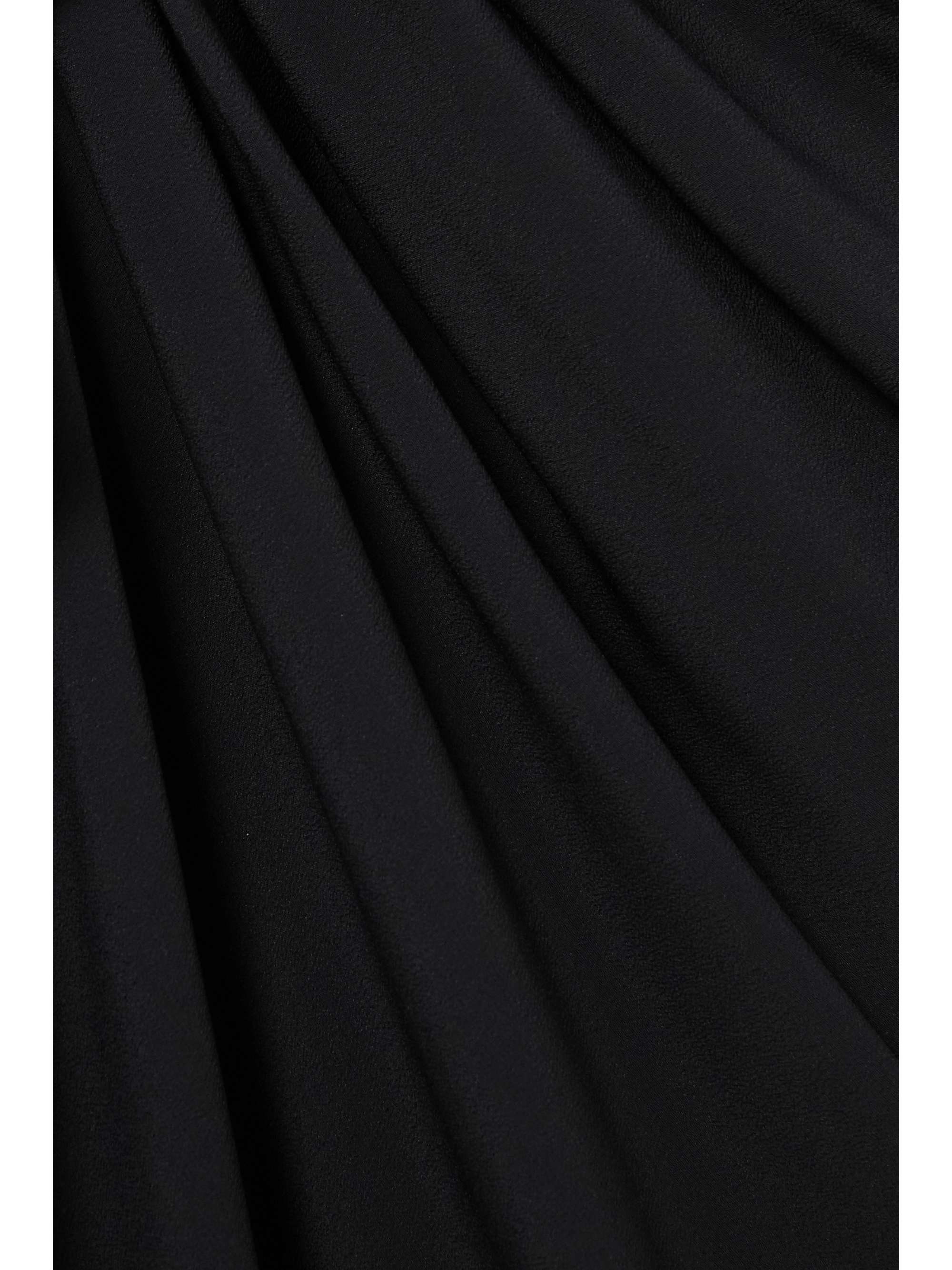 DRIES VAN NOTEN One-shoulder ruffled crepe midi dress