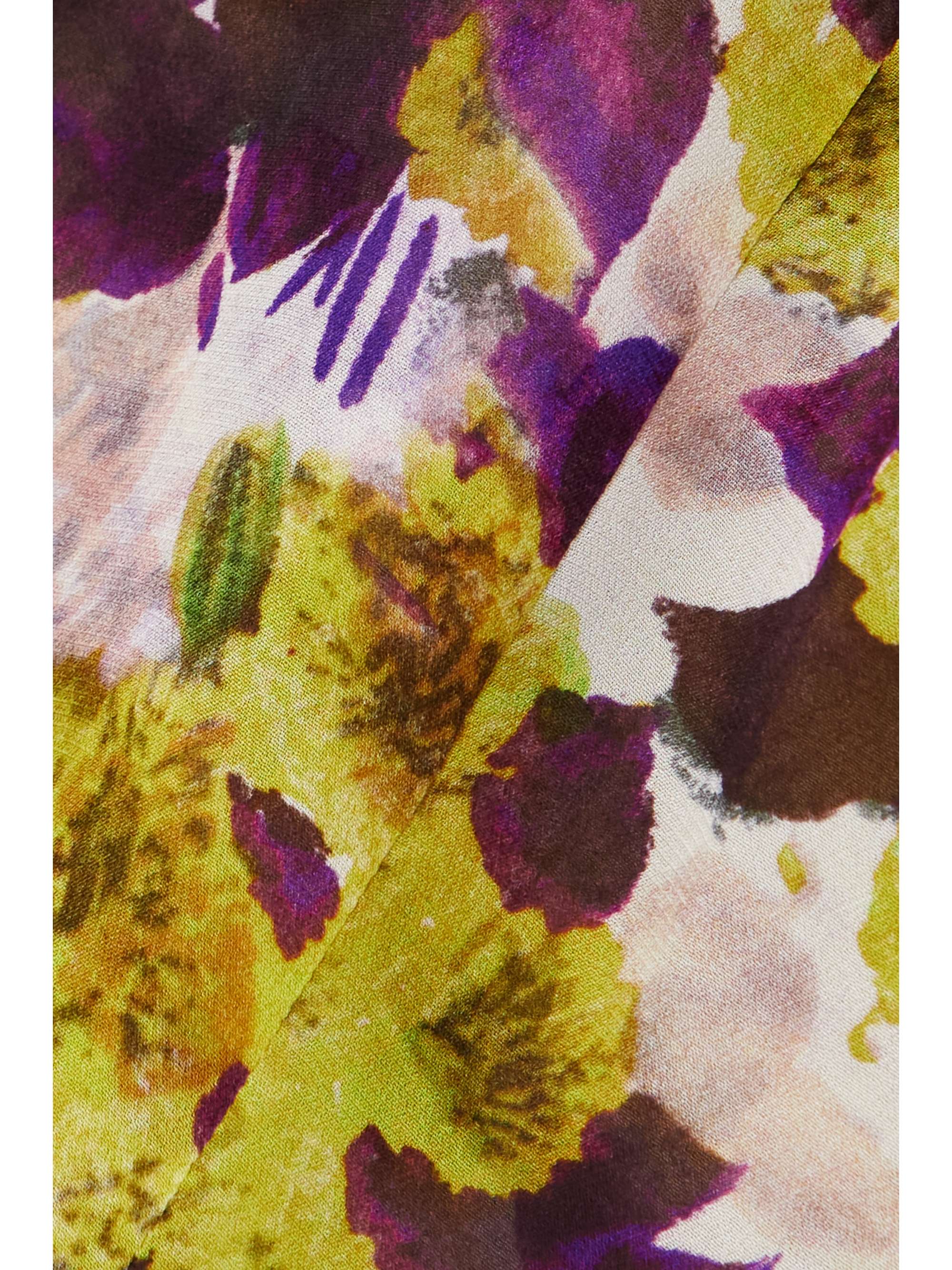 DRIES VAN NOTEN Floral-print crepe de chine shirt