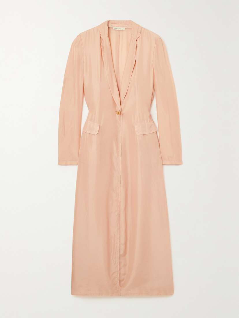 Dries Van Noten Silk Coat