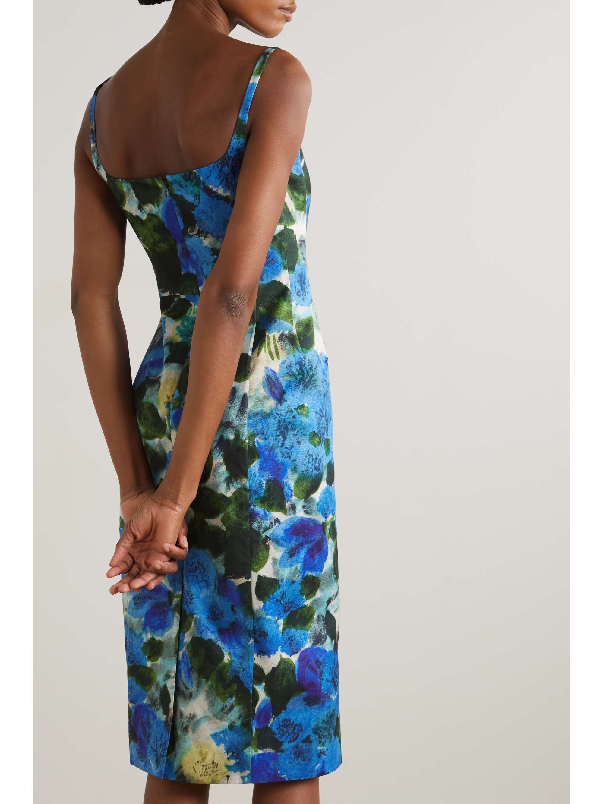 DRIES VAN NOTEN Floral-print cotton dress