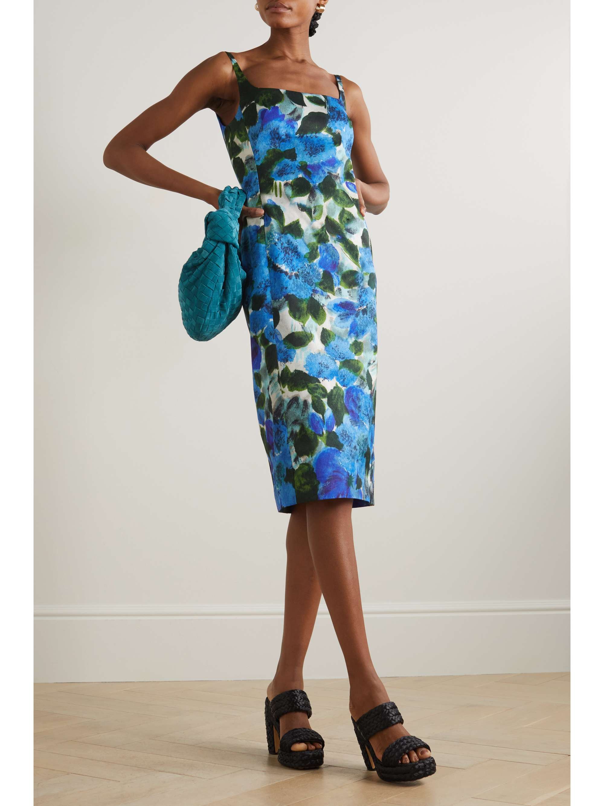 DRIES VAN NOTEN Floral-print cotton dress