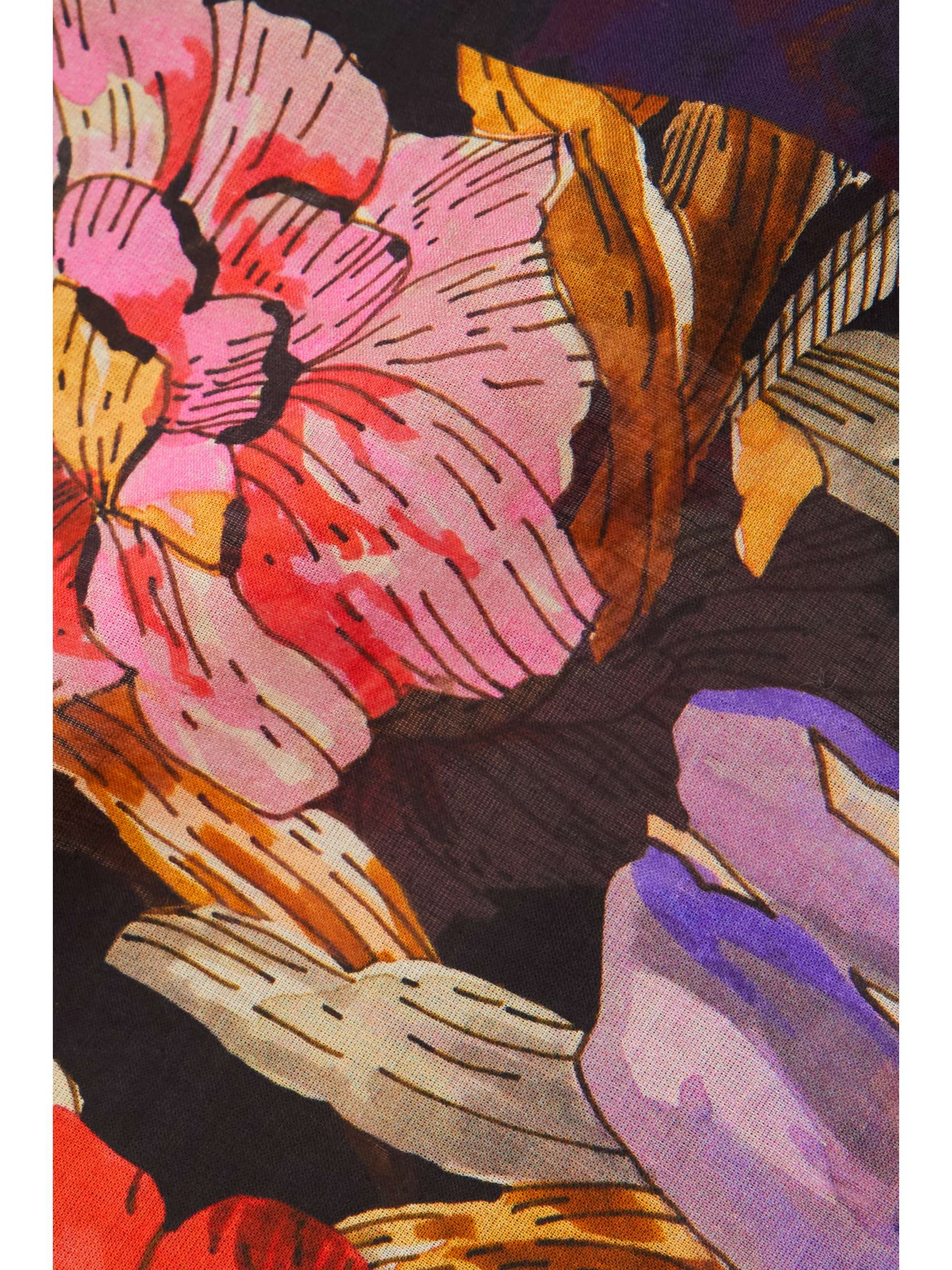 DRIES VAN NOTEN Floral-print cotton-voile shirt