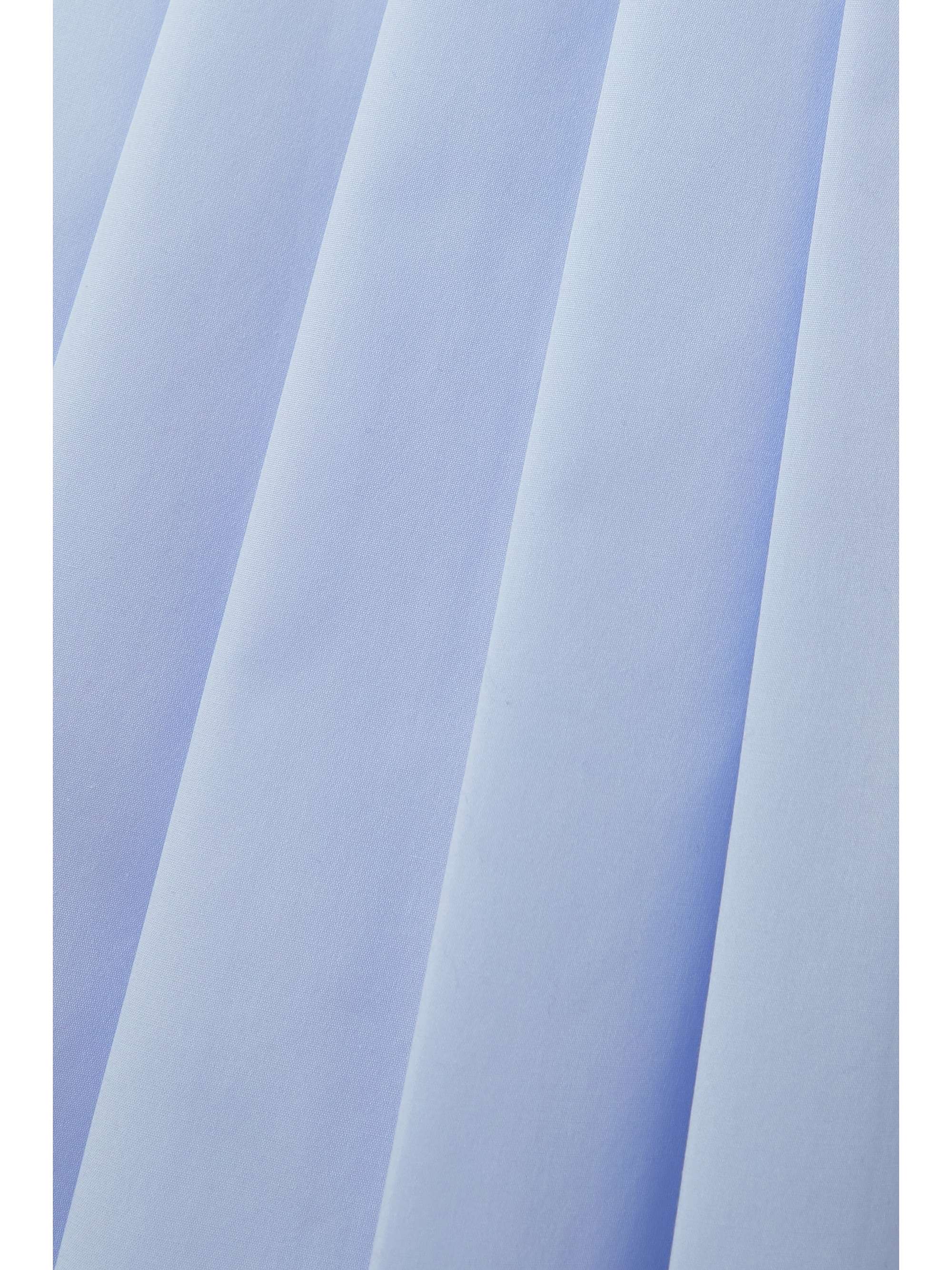 DRIES VAN NOTEN Asymmetric pleated cotton-poplin wrap shirt dress