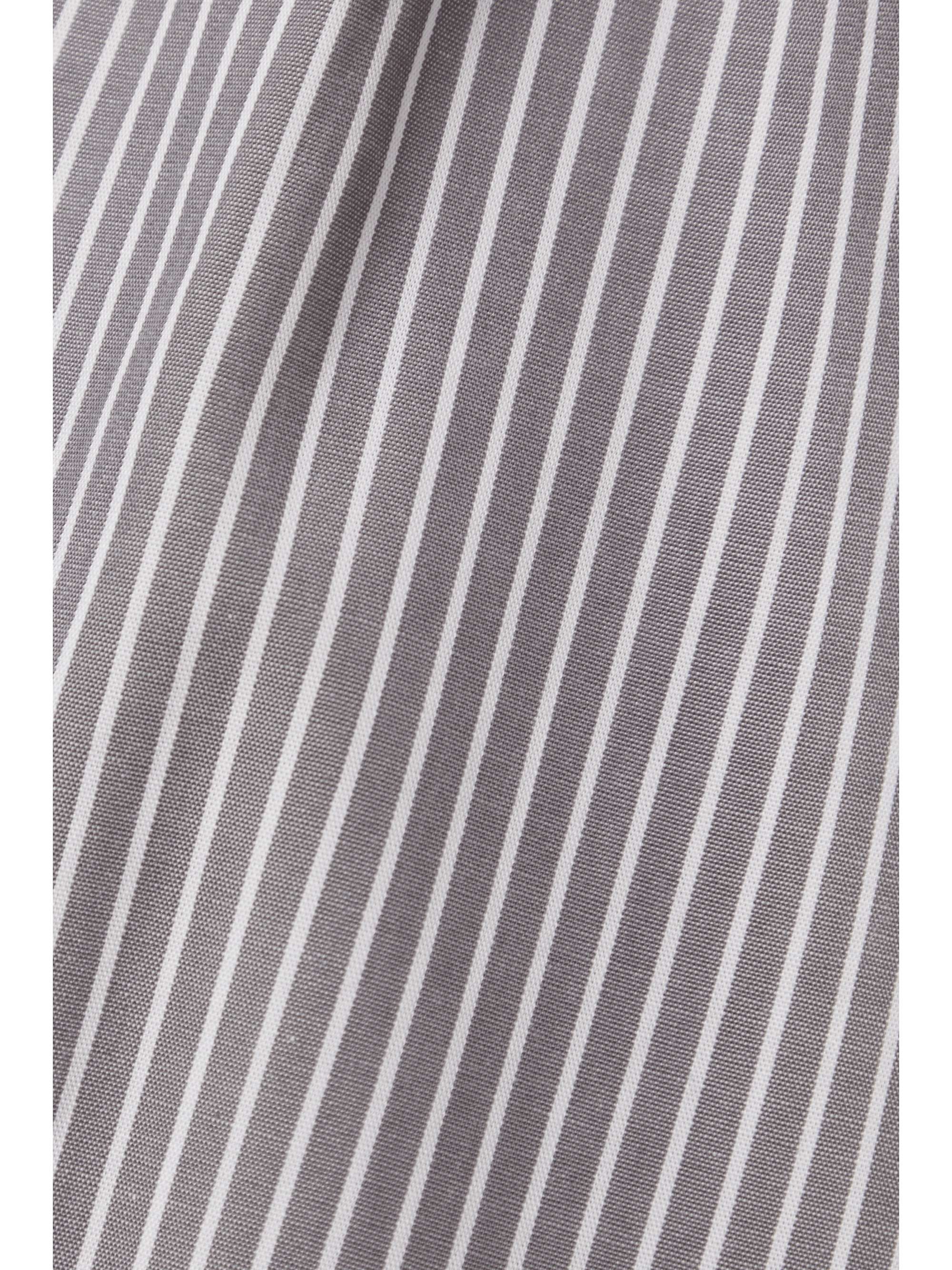 ANINE BING Liam striped cotton-poplin shorts
