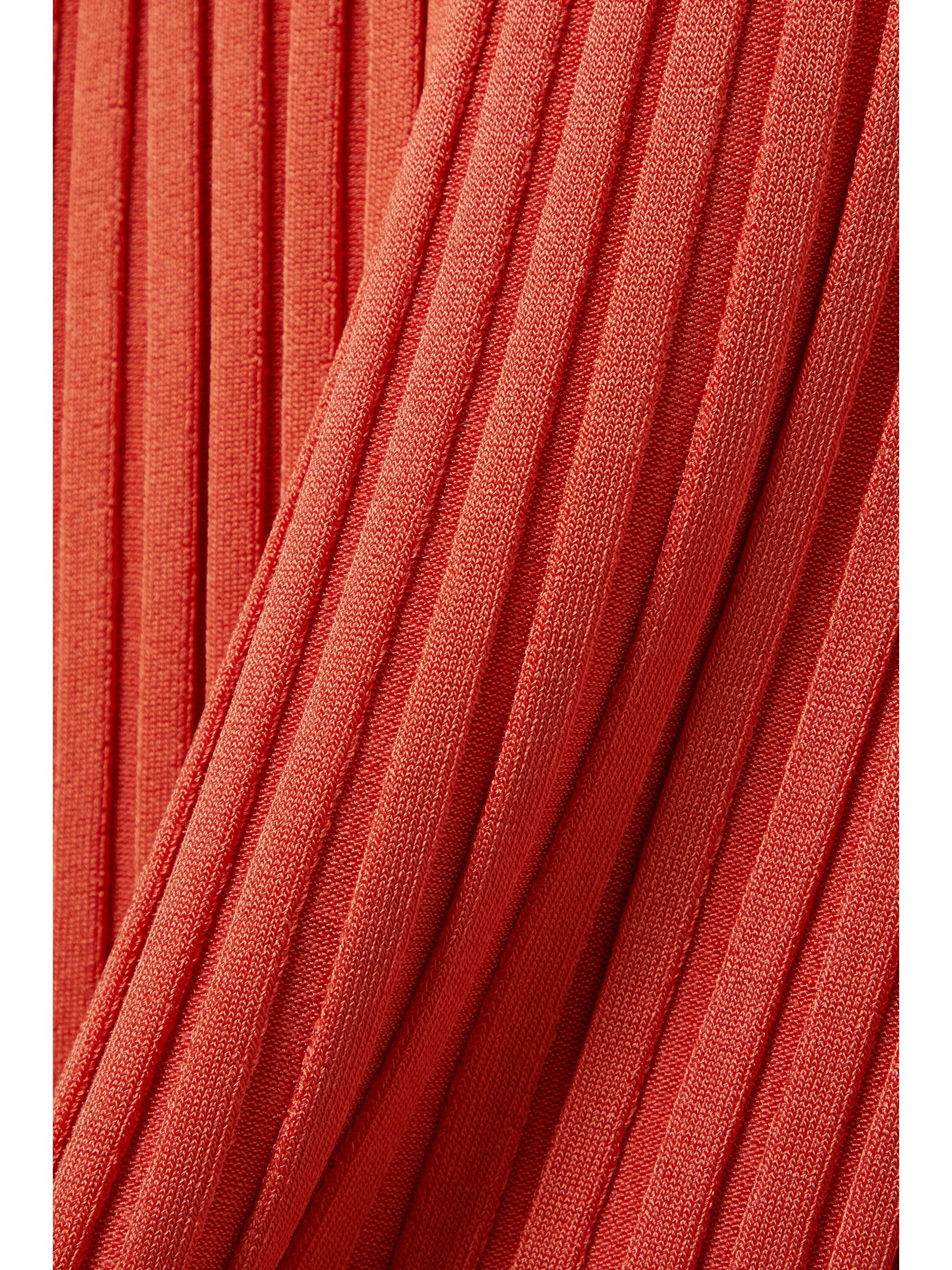 PARTOW Marilyn colorblock ribbedknit midi dress NETAPORTER