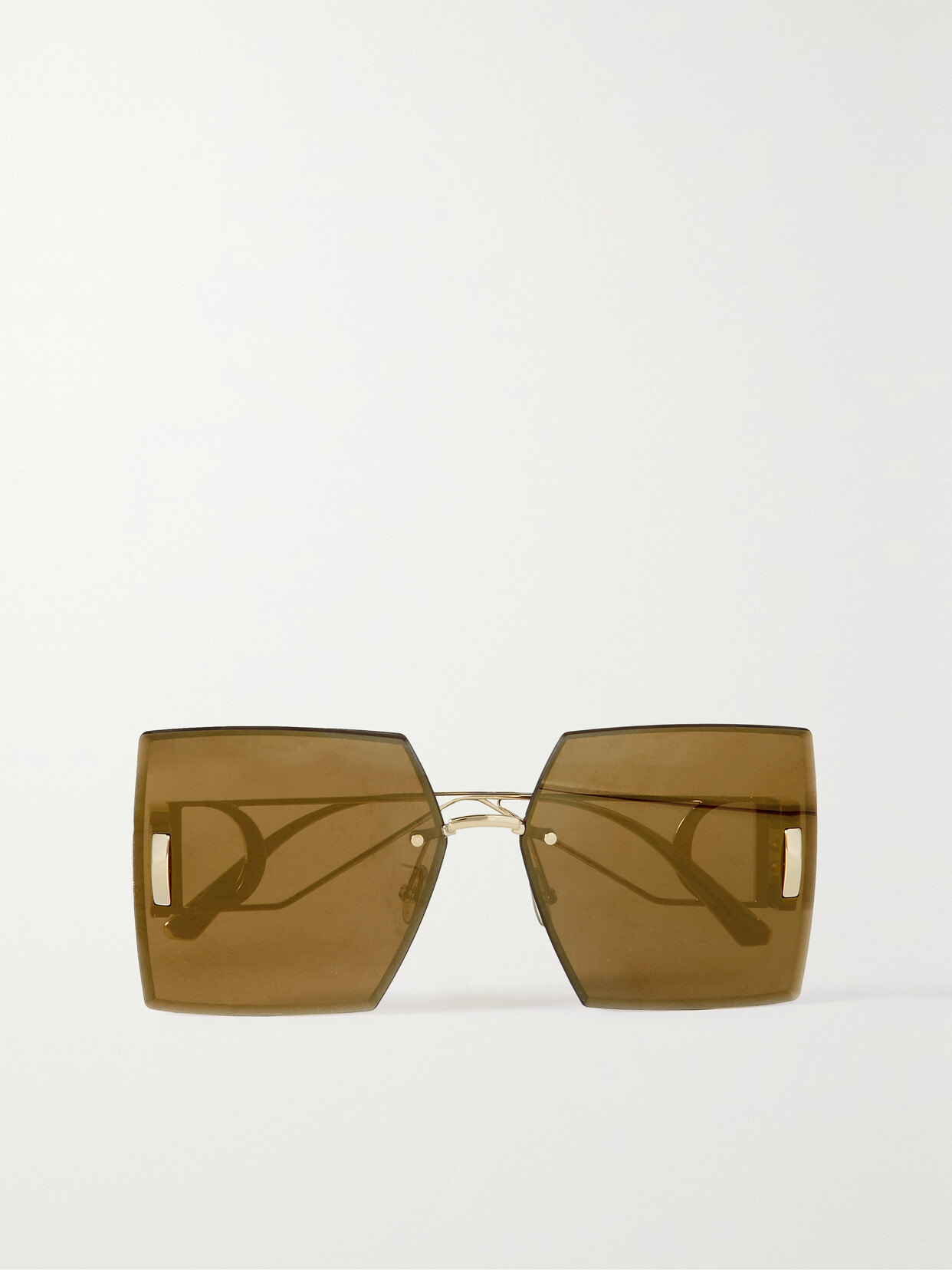 DIOR Eyewear - 30montaigne Square-frame Gold-tone Sunglasses - one size