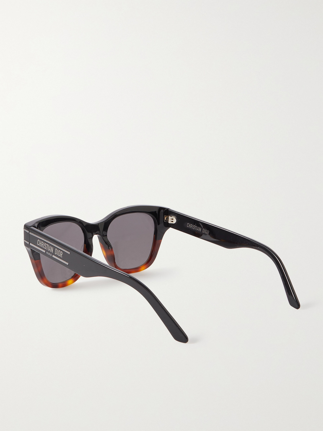 Shop Dior Signature B4i Square-frame Acetate Sunglasses In Black