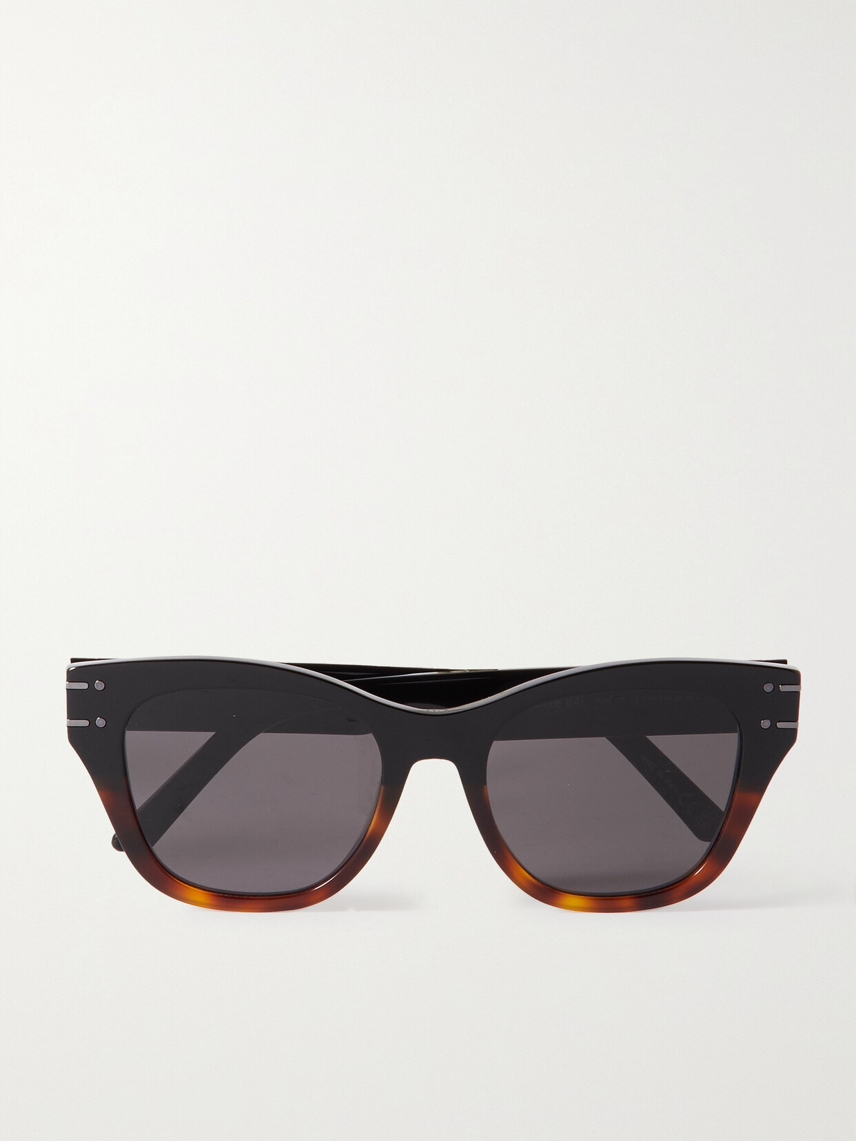 Dior Signature Square-frame Acetate Sunglasses In Black