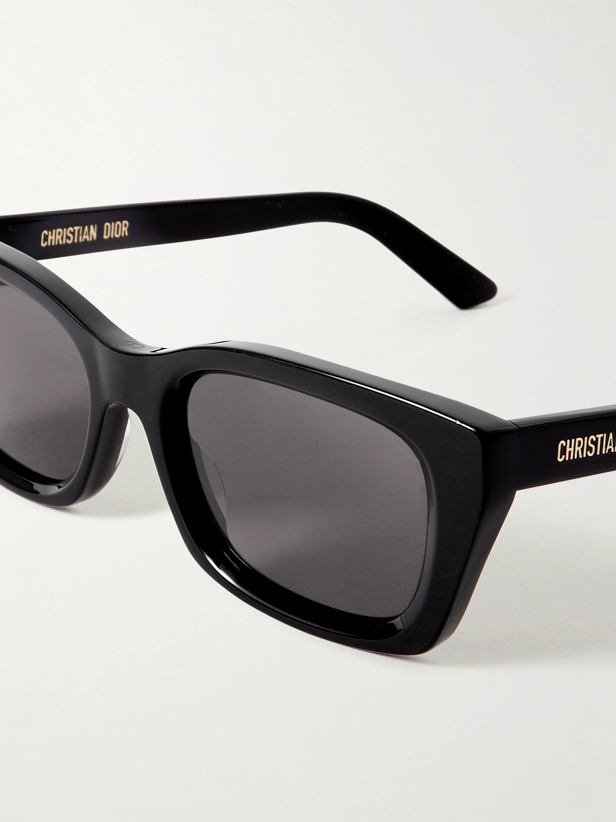 Shop Dior Midnight S3i Square-frame Acetate Sunglasses In Black